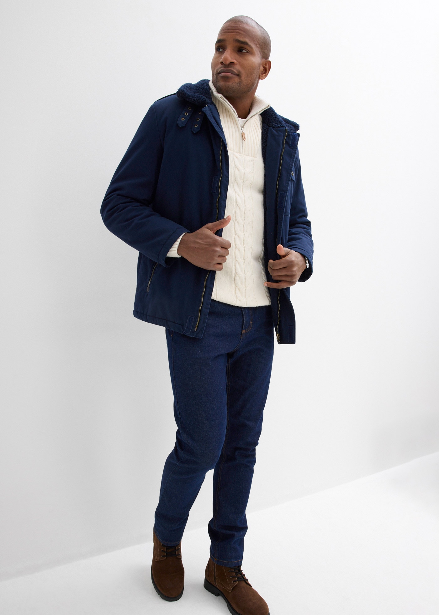 bonprix Jeans droit Forme 5 poches, jambe droite