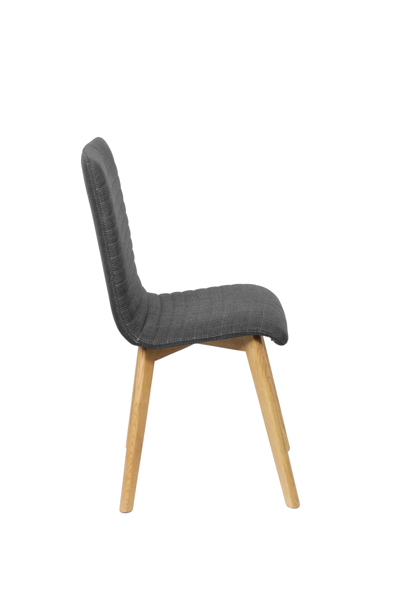 Home affaire 4-Fussstuhl »Arosa Esszimmerstuhl, Polsterstuhl, Küchenstuhl, Speisestuhl, Essstuhl«, (Set), 2 St., Chenille, 2er-Set, Beine aus Massivholz Eiche oder Buche, mit gestepptem Stoff