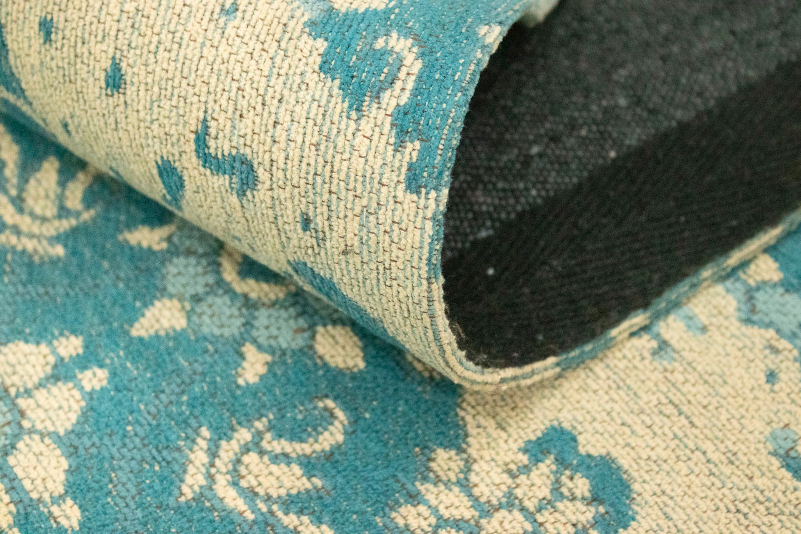 morgenland Teppich »VINTAGE COMET«, rechteckig, 6 mm Höhe, Kurzflor, Viskose, Shabby, Wohnzimmer