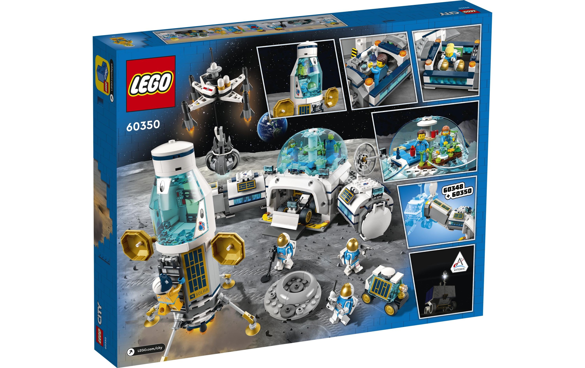 LEGO® Spielbausteine »Mond-Forschungsbasis 603«, (786 St.)