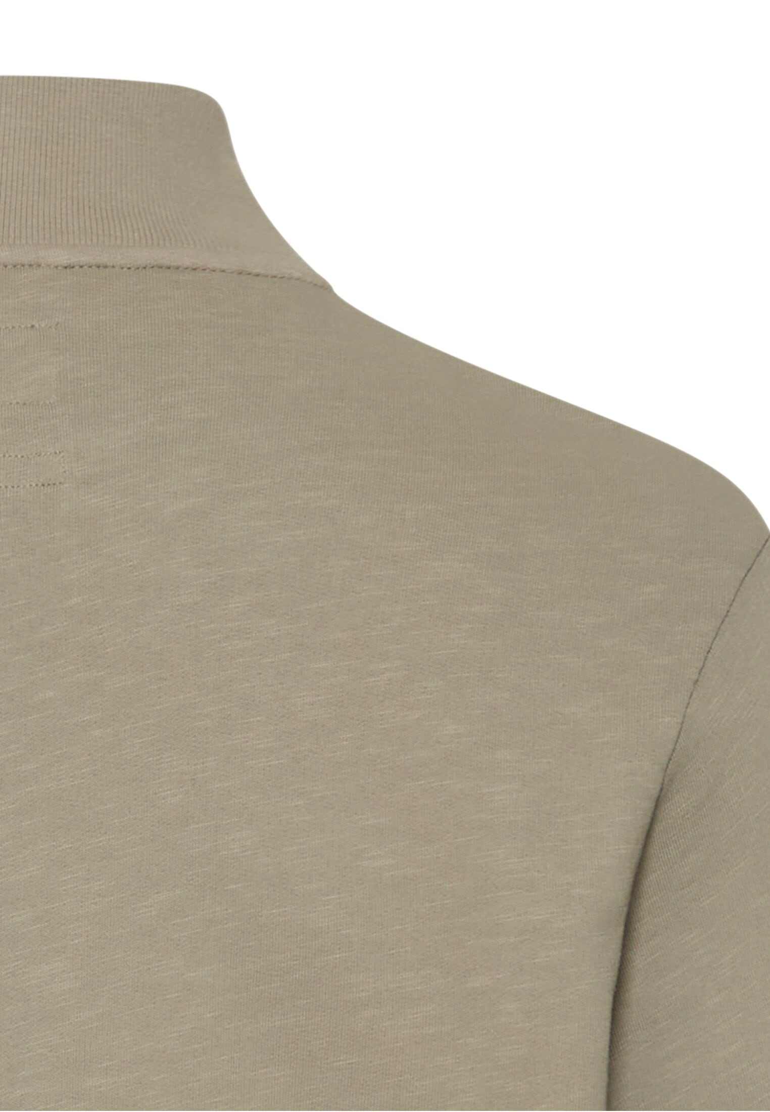 camel active Sweatjacke mit Stehkragen und Reissverschluss
