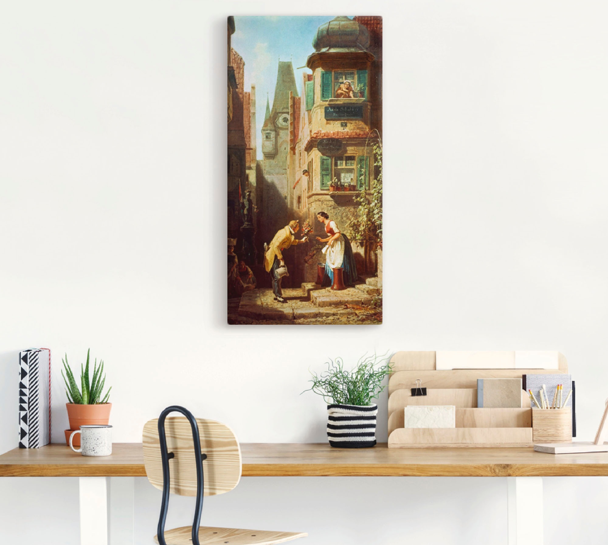 Artland Wandbild »Der ewige Hochzeiter. Um 1855/58«, Paar, (1 St.), als Leinwandbild, Poster, Wandaufkleber in verschied. Grössen
