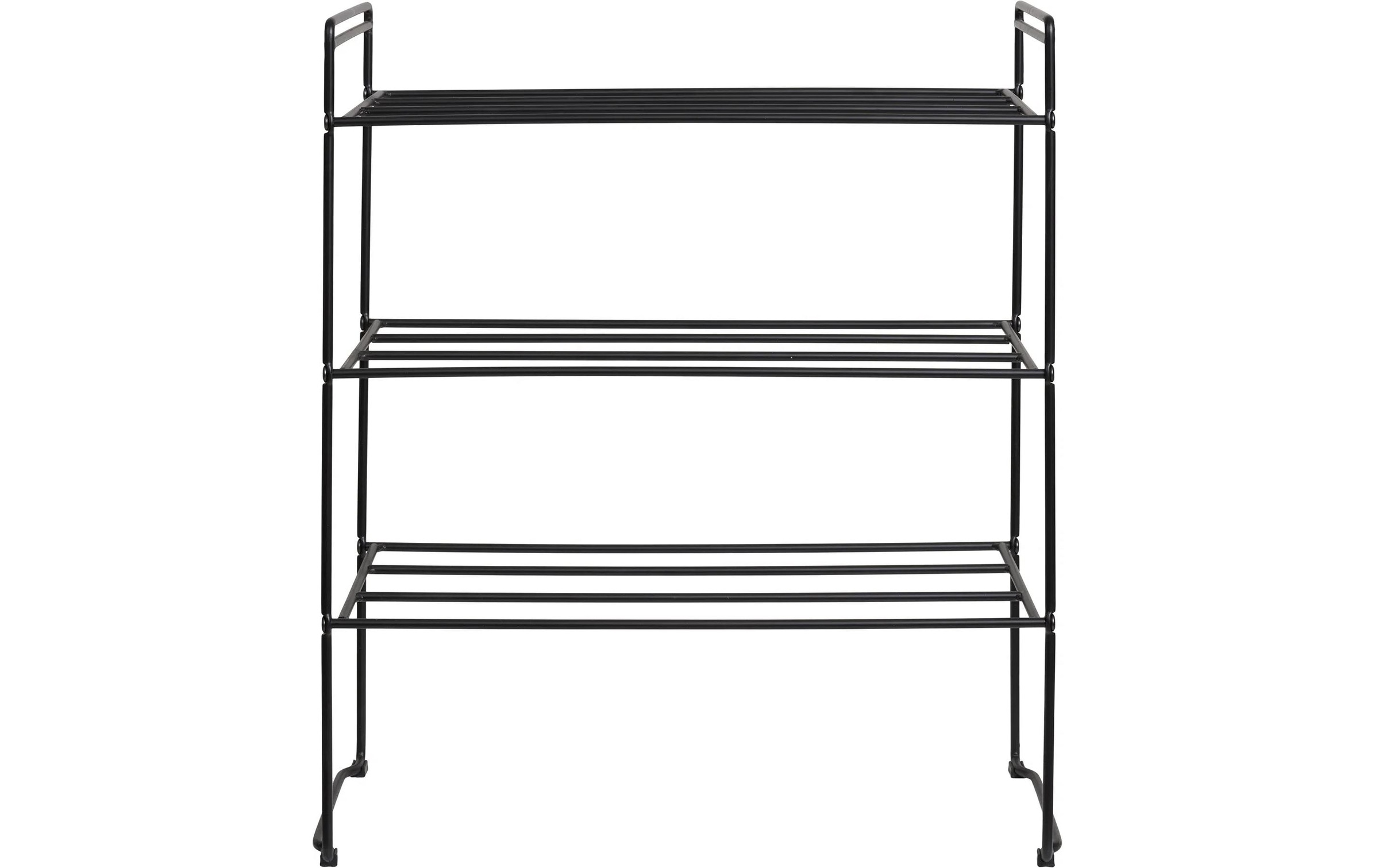 House Nordic Schuhregal »Swansea 49.5 x 60 cm Schwarz«