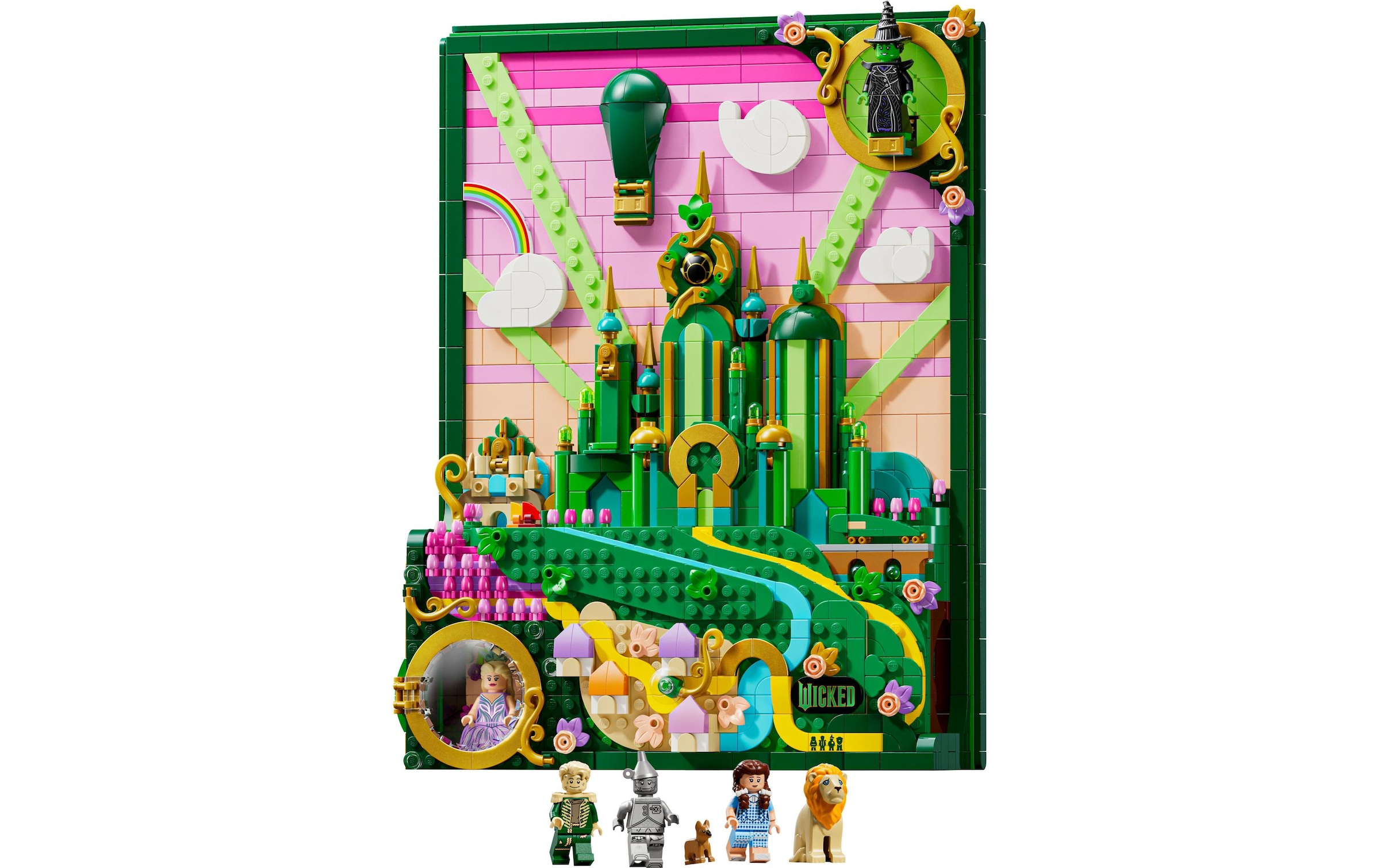 LEGO® Konstruktionsspielsteine »Emerald City Wandkunst 75685«