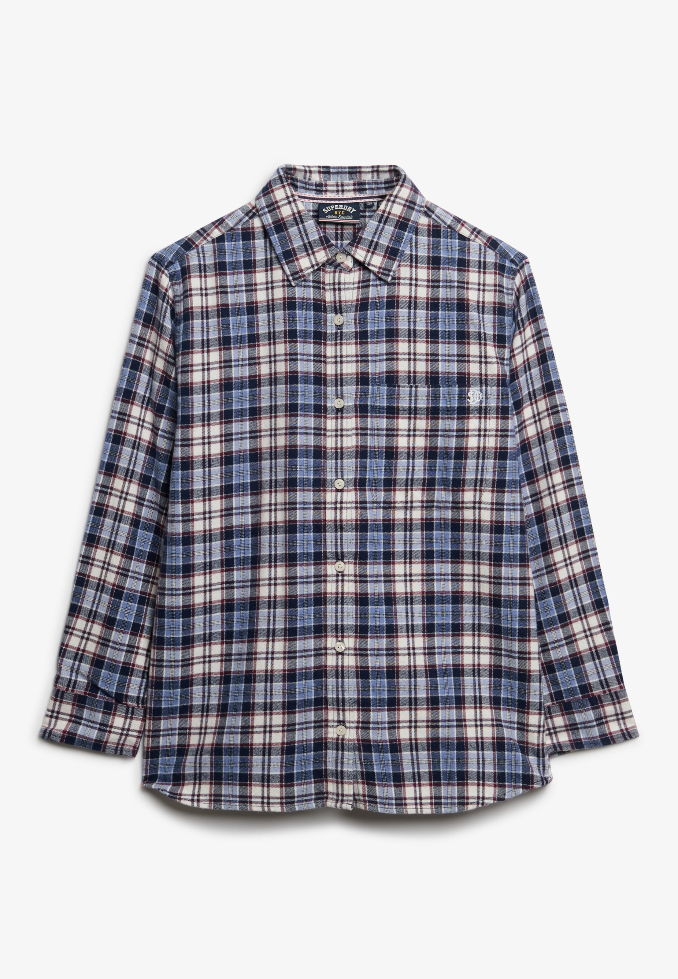 Superdry Karobluse »CHECK FLANNEL BOYFRIEND SHIRT«