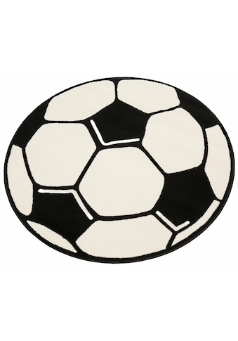 HANSE Home Kinderteppich »Fussball«, rund, 10 mm Höhe, Fussball Spielteppich für jede... kaufen