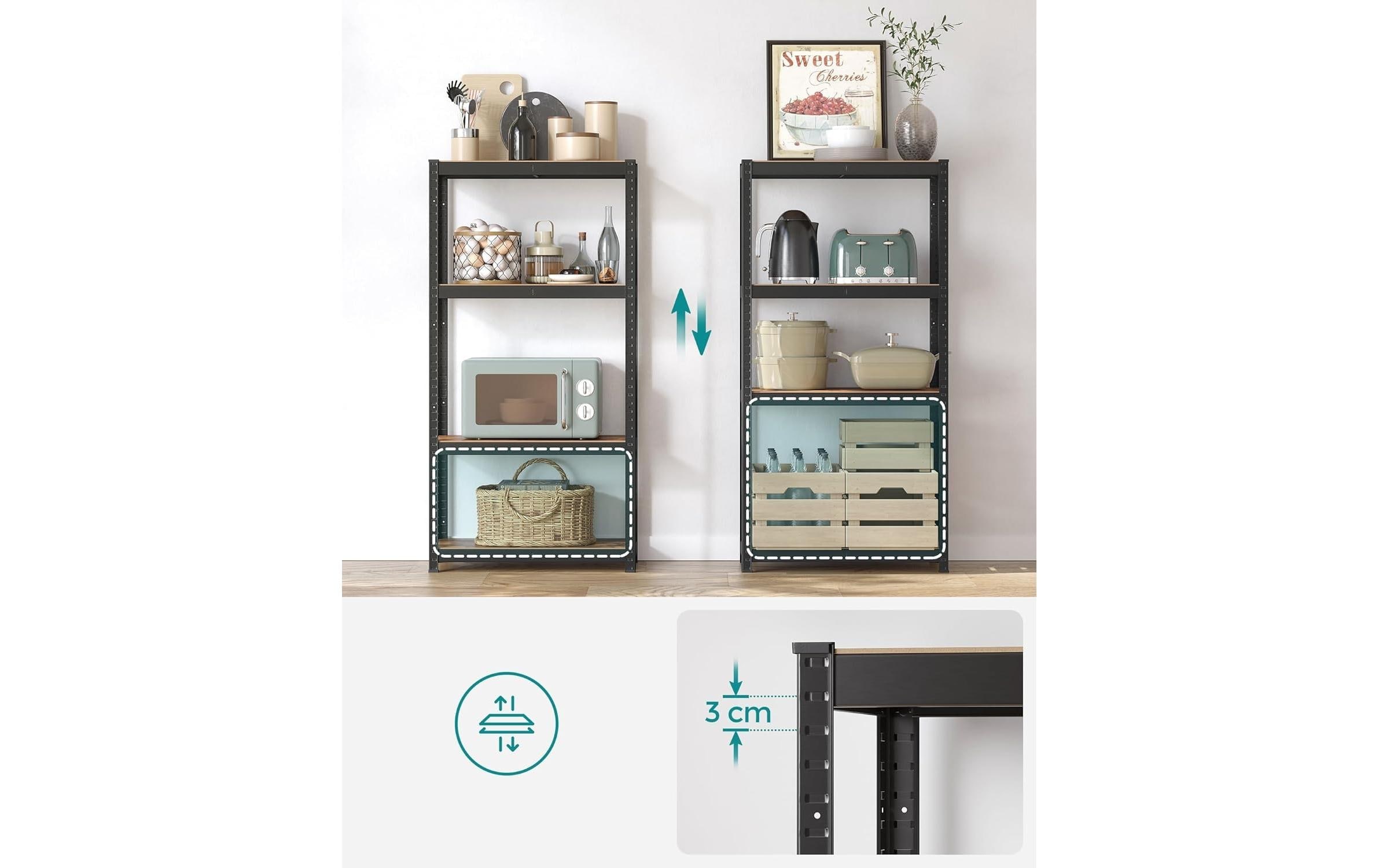 SONGMICS Étagère »mit 4 Ablagen«