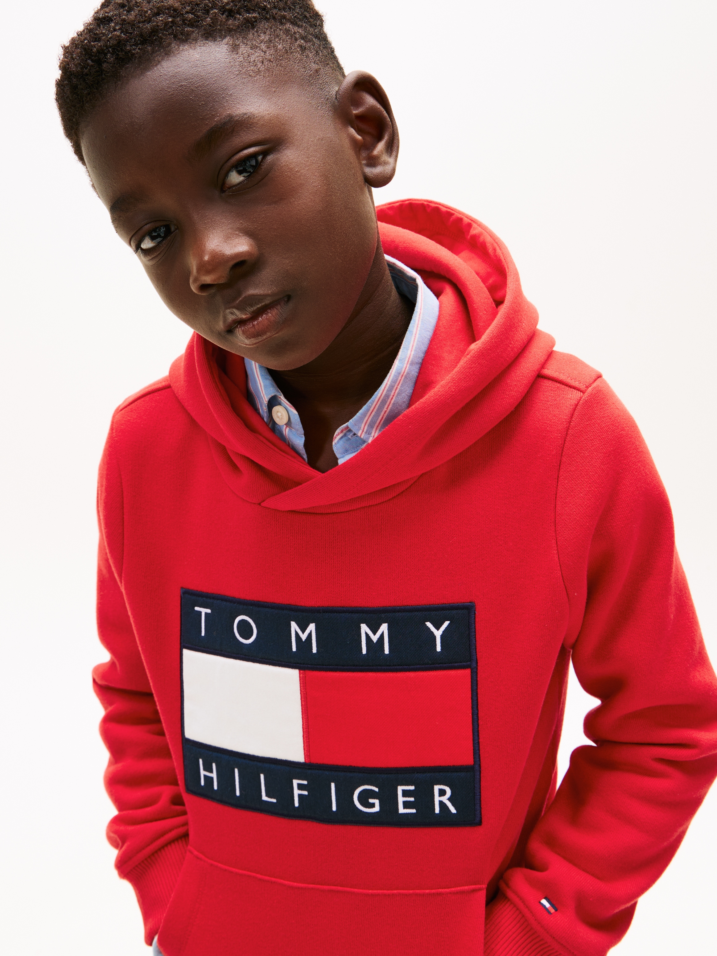 Tommy Hilfiger Sweat à capuche , Kinder bis 16 Jahre, mit Kapuze
