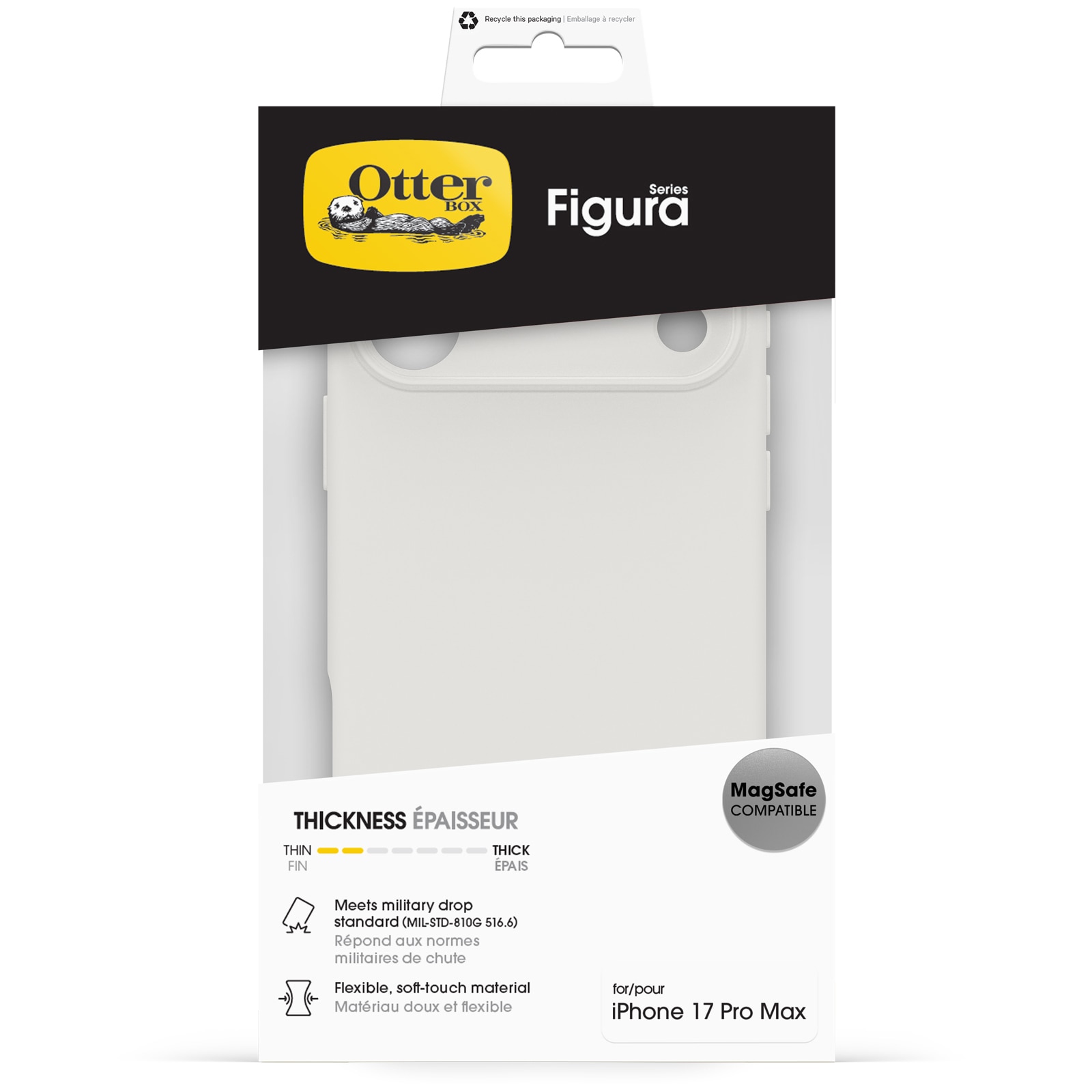 Otterbox Handyhülle »Figura für Apple iPhone 17 Pro Max« Apple iPhone 17 Pro Max Backcover, Schutzhülle, Handyschutzhülle, Case, Schutzcase, stossfest