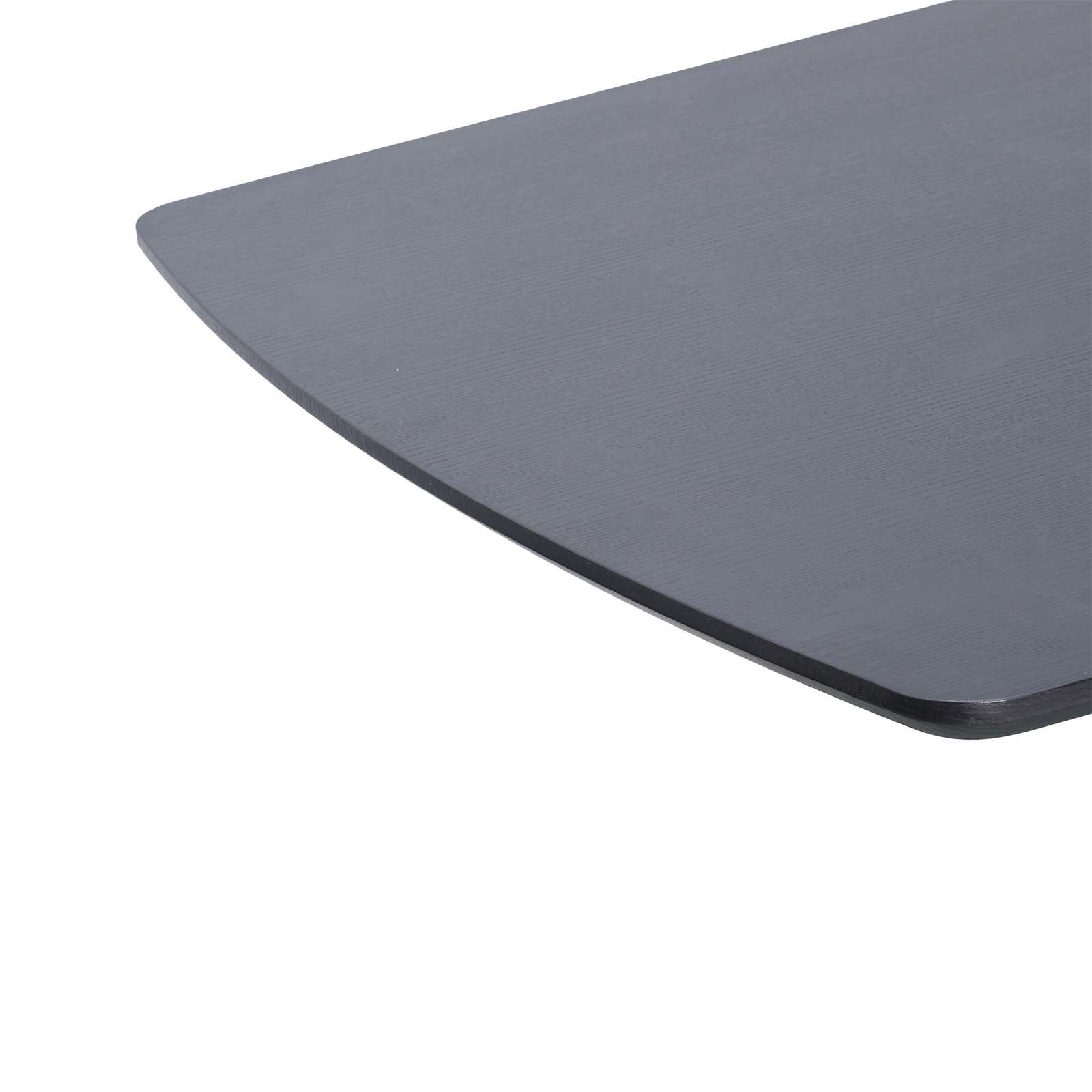 GOODproduct Esstisch »Dakona« Tischplatte mit Holzstruktur, schwarze Metallbeine, Höhe 76 cm