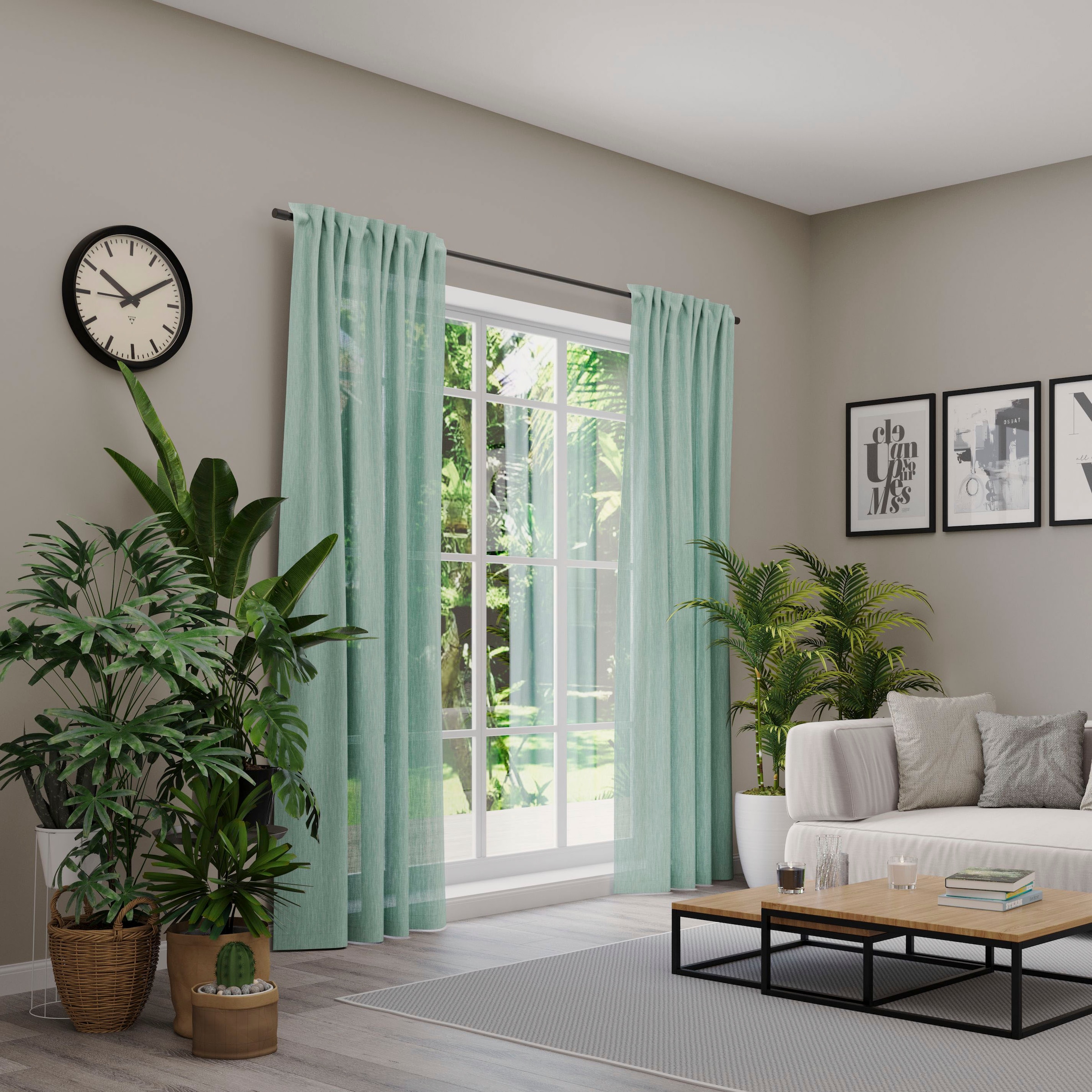 Neutex for you! Rideau »Libre-ECO« Bande multifonctionnelle 1 cuis tlg. nach Mass