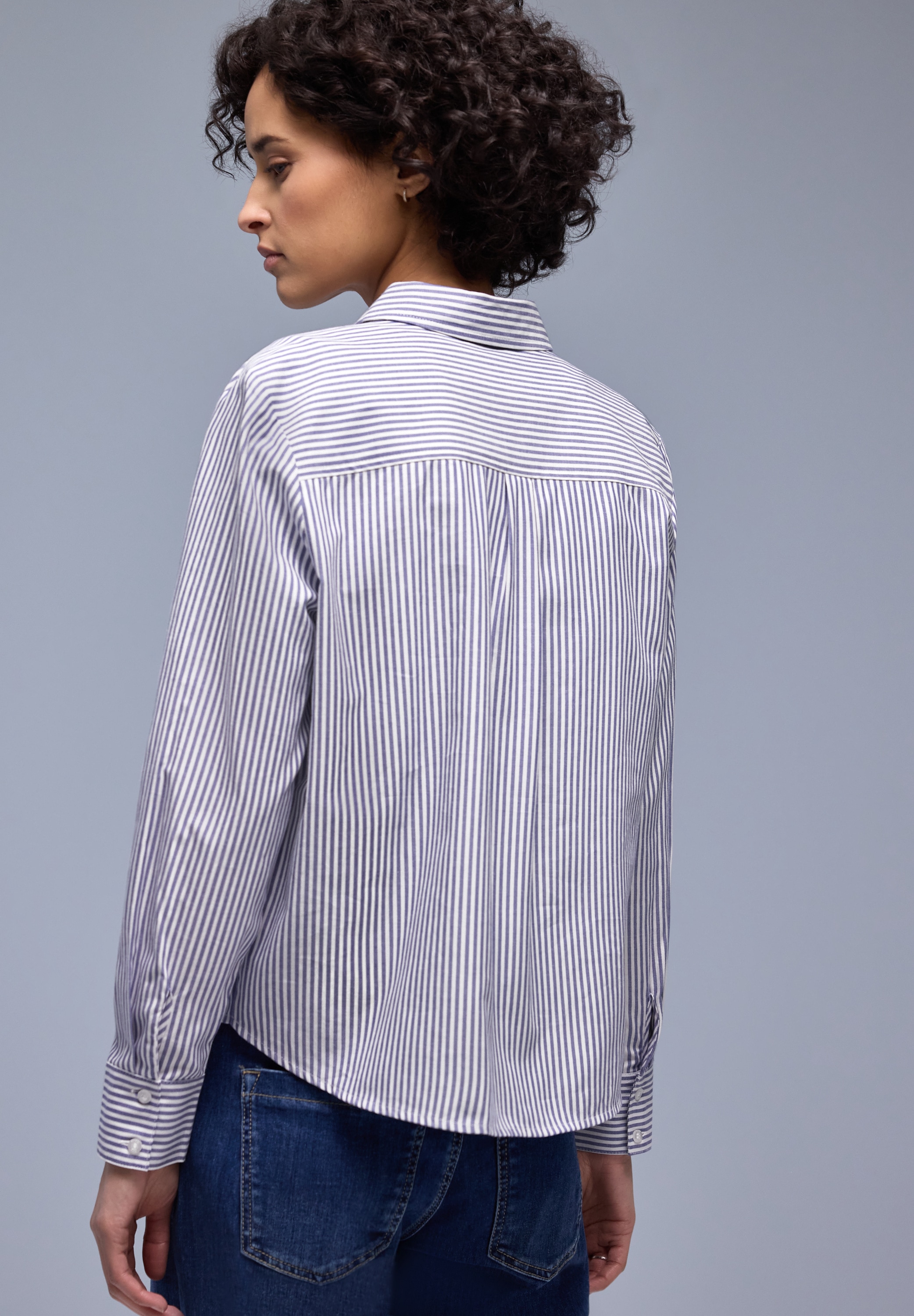 STREET ONE Blouse chemise mit Brust Taschen