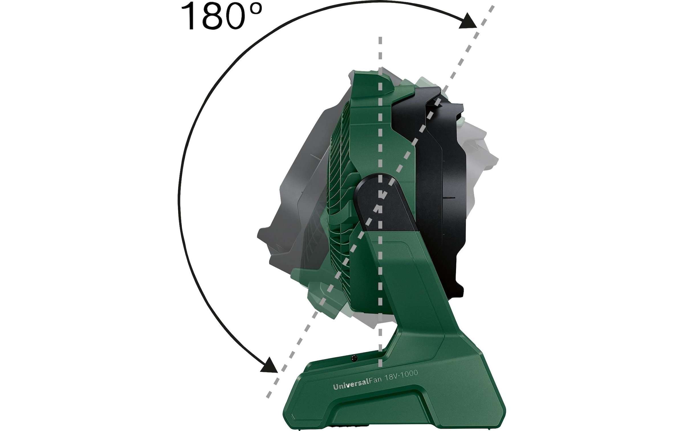 BOSCH Standventilator »UniversalFan 18V-1000« 22,5 cm Durchmesser inkl. Akku und Ladegerät
