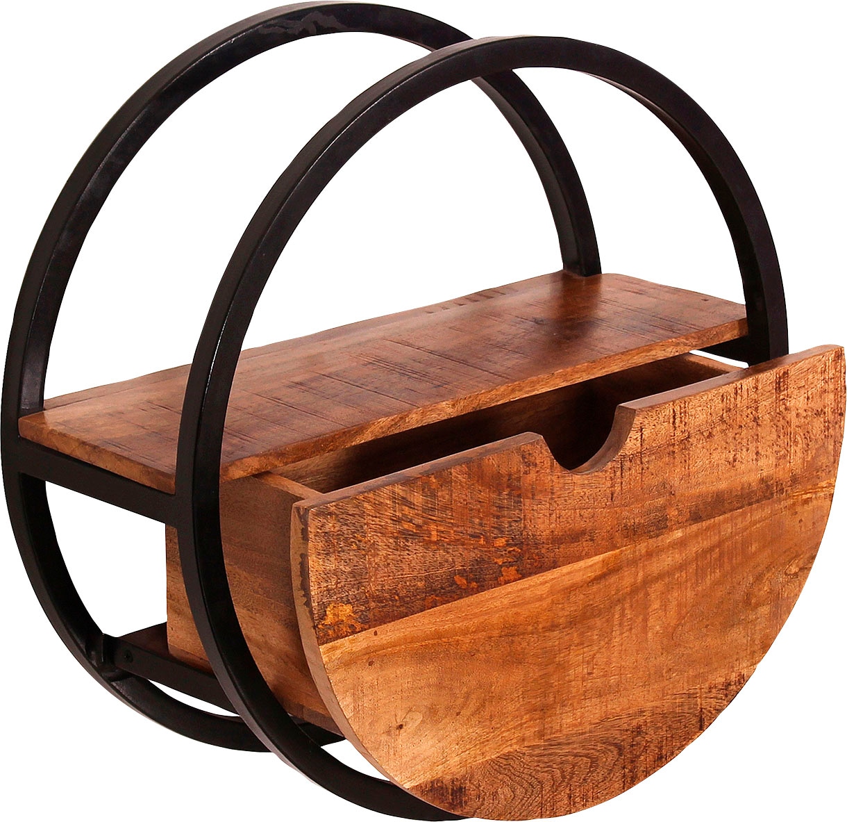 SIT Wandregal Mit Schublade aus Mangoholz