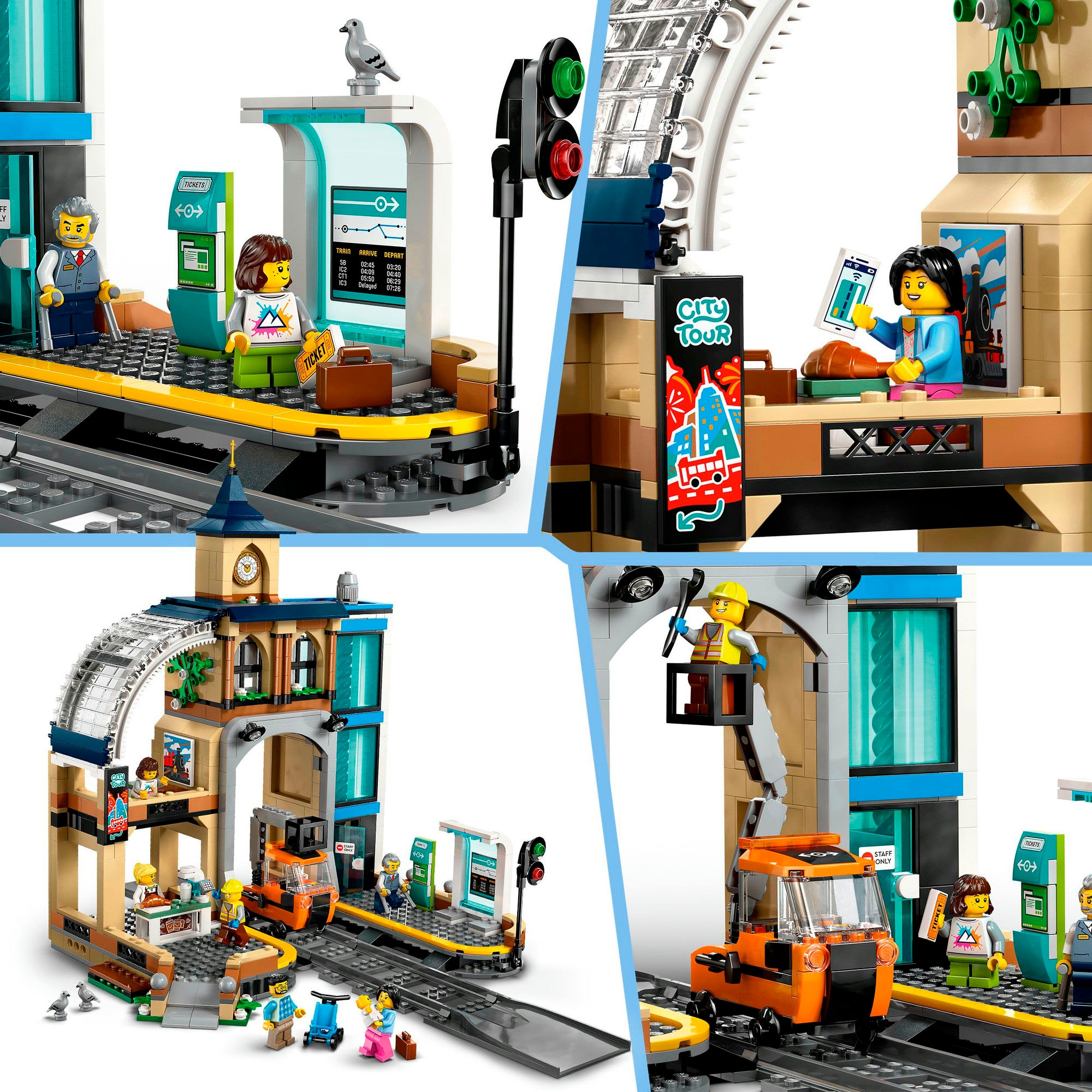 LEGO® Pions de construction »Hauptbahnhof (60469), LEGO City« Made in Europe