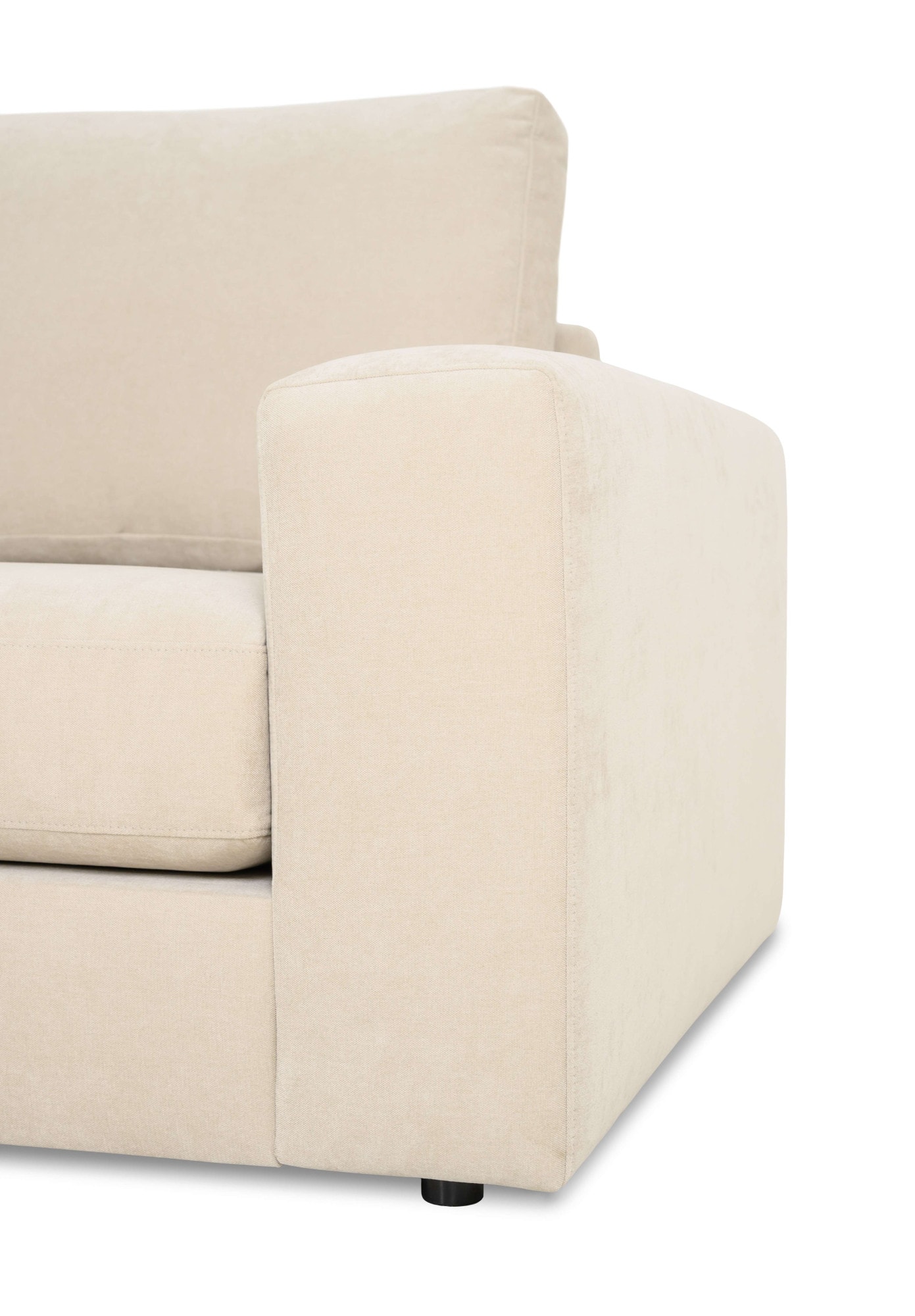 GOODproduct Canapé d'angle »Nivette, weiches Chenille« Breite 292 cm, L-Form, bodentief, mit Wellenunterfederung