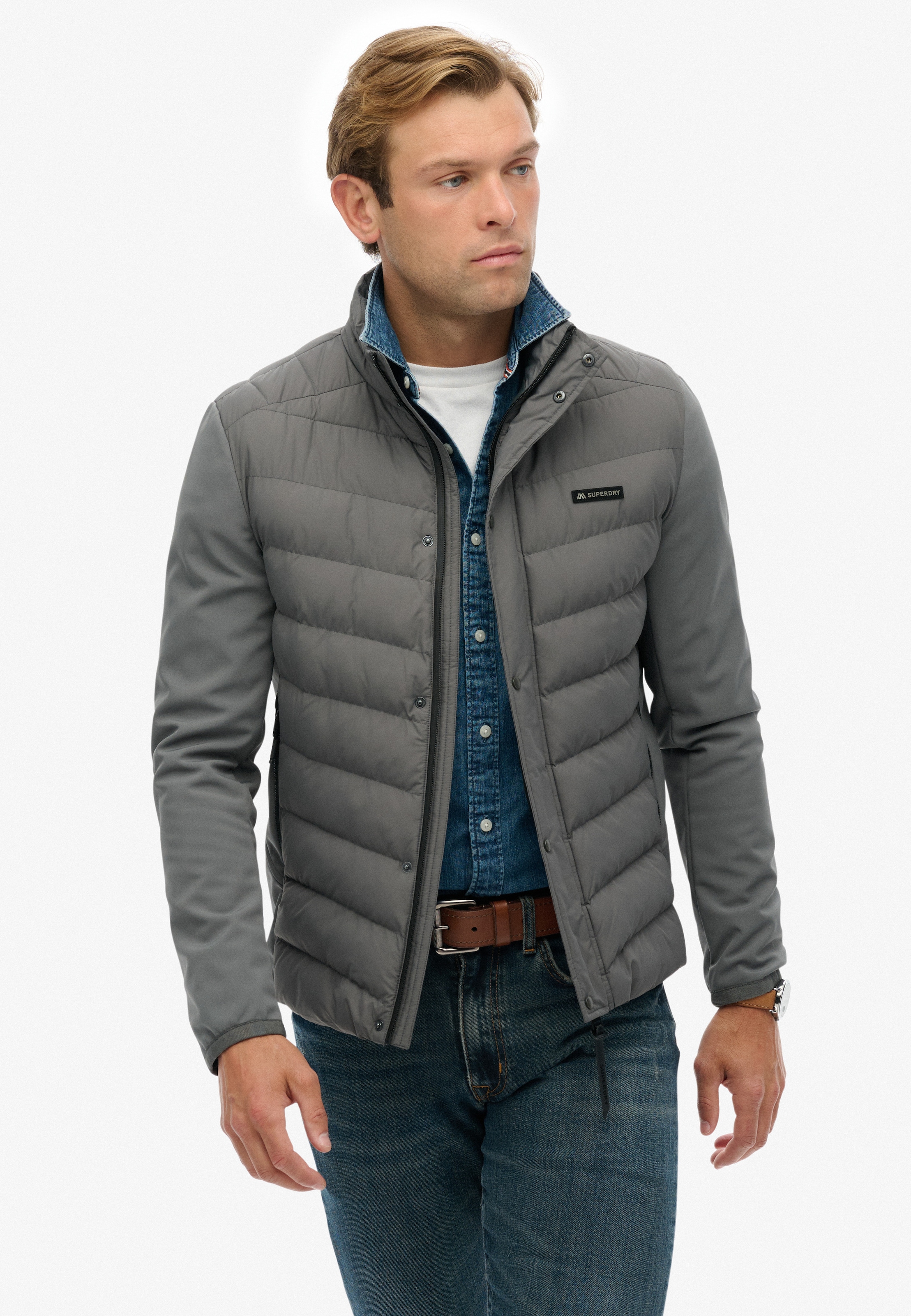 Superdry Veste matelassée »STORM POPPER SOFTSHELL JKT« mit Kapuze