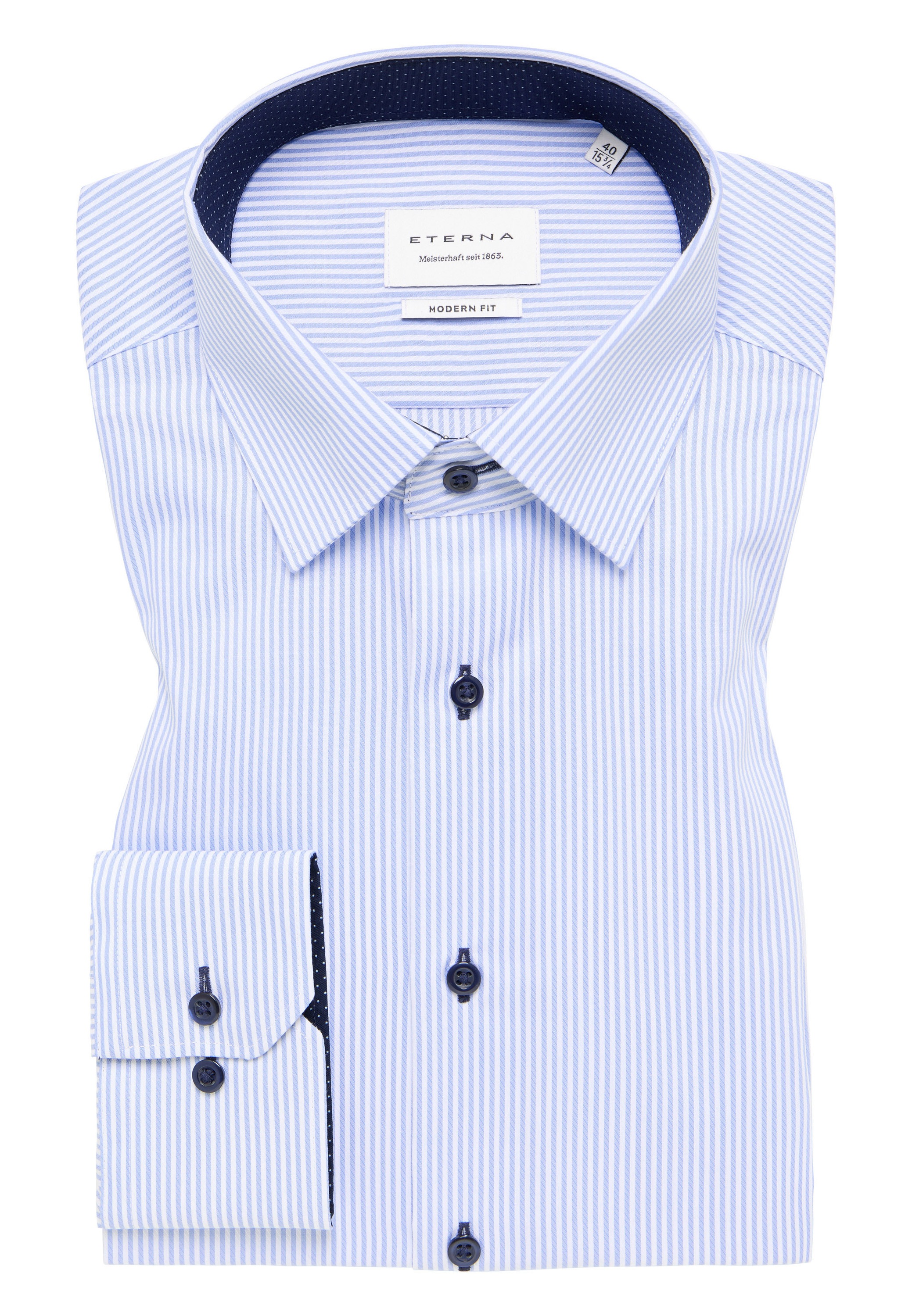 Eterna Langarmhemd »MODERN FIT«, NON IRON (bügelfrei)
