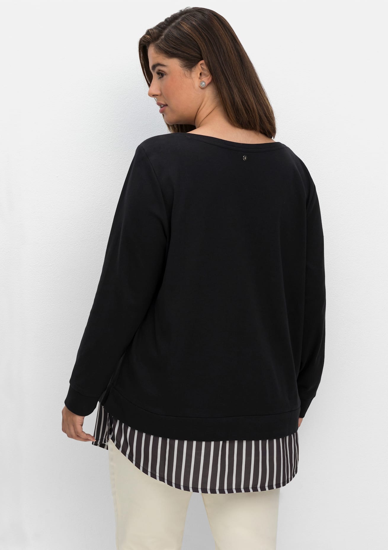 Sheego 2-in-1-Langarmshirt »2-in-1-Shirt«, (1 tlg.)