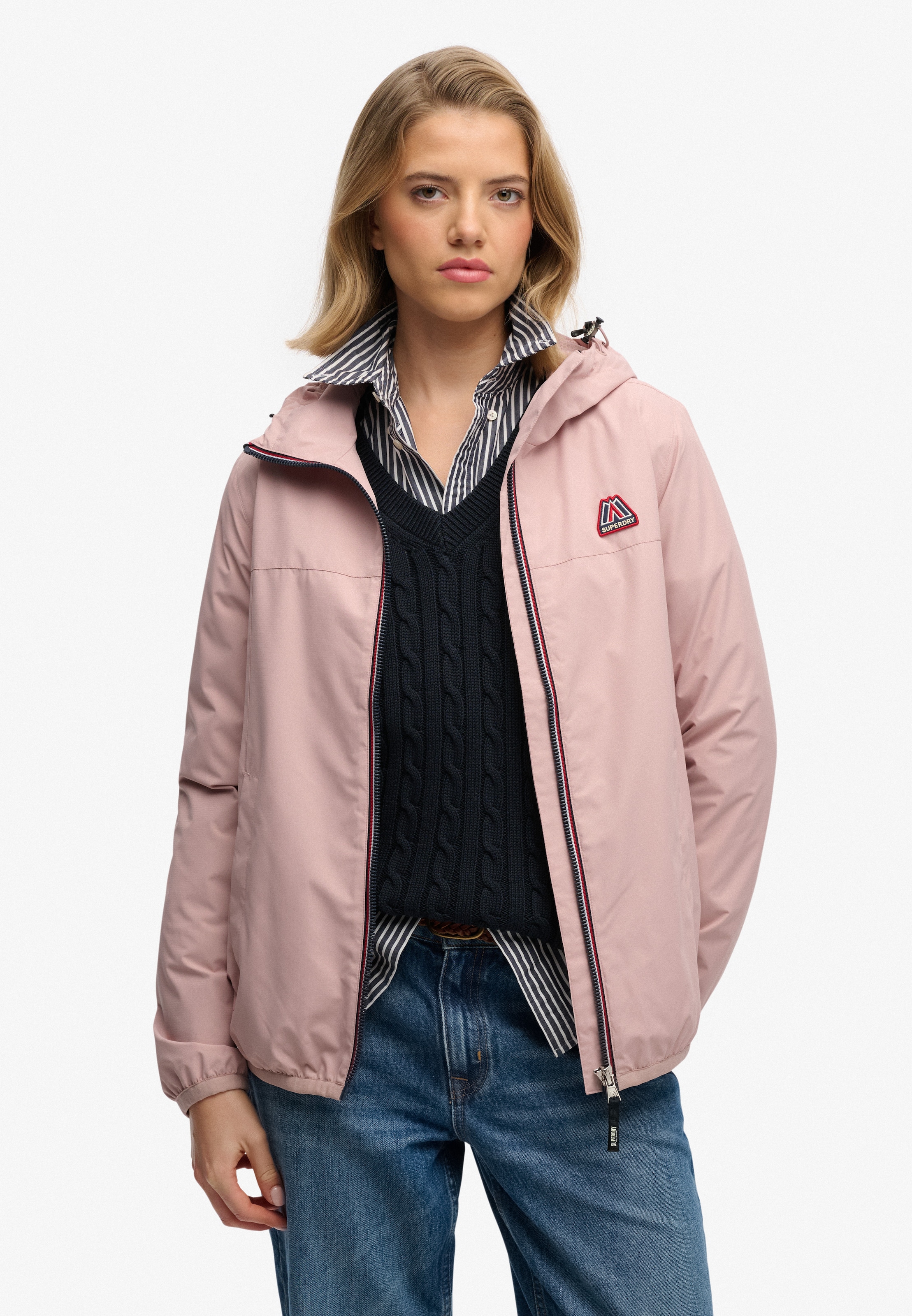 Superdry Outdoorjacke »ESSENTIAL TRI WINDBREAKER JKT« mit Kapuze
