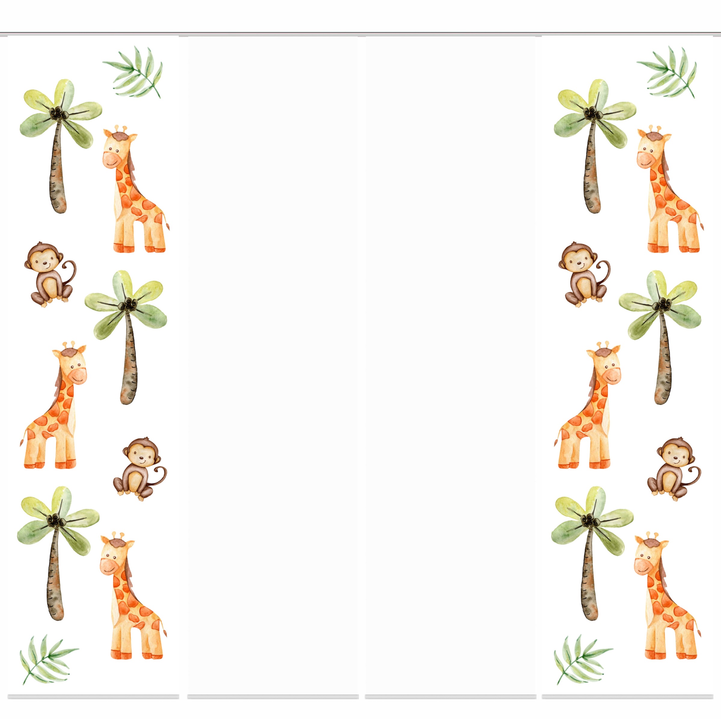 Image of HOME WOHNIDEEN Schiebegardine »GIRABO«, (4 St.), Schiebevorhang Digi 4er Set GIRABO bei Ackermann Versand Schweiz