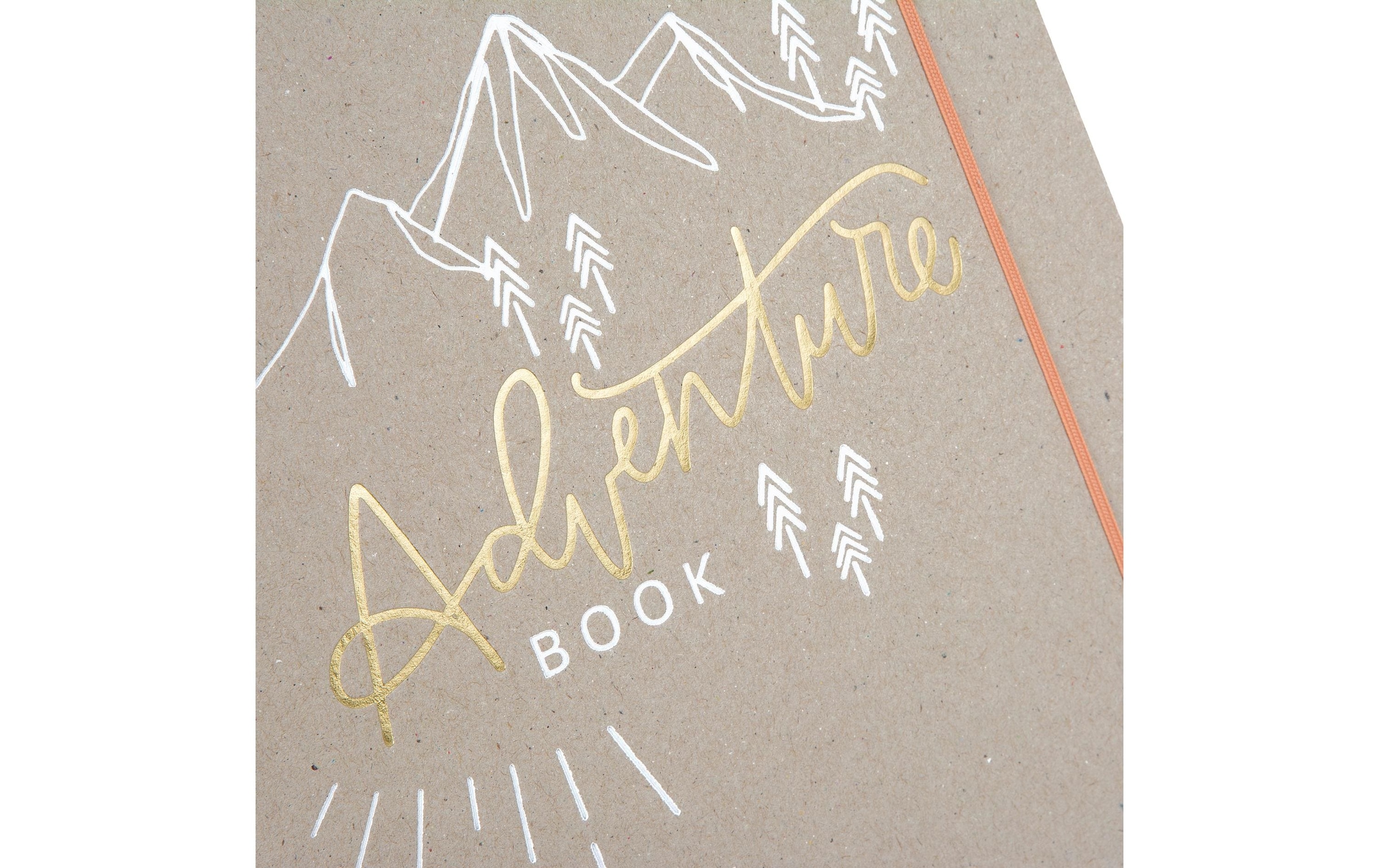 Goldfarbenbuch Notizbuch »Ringbuch Adventure Braun«