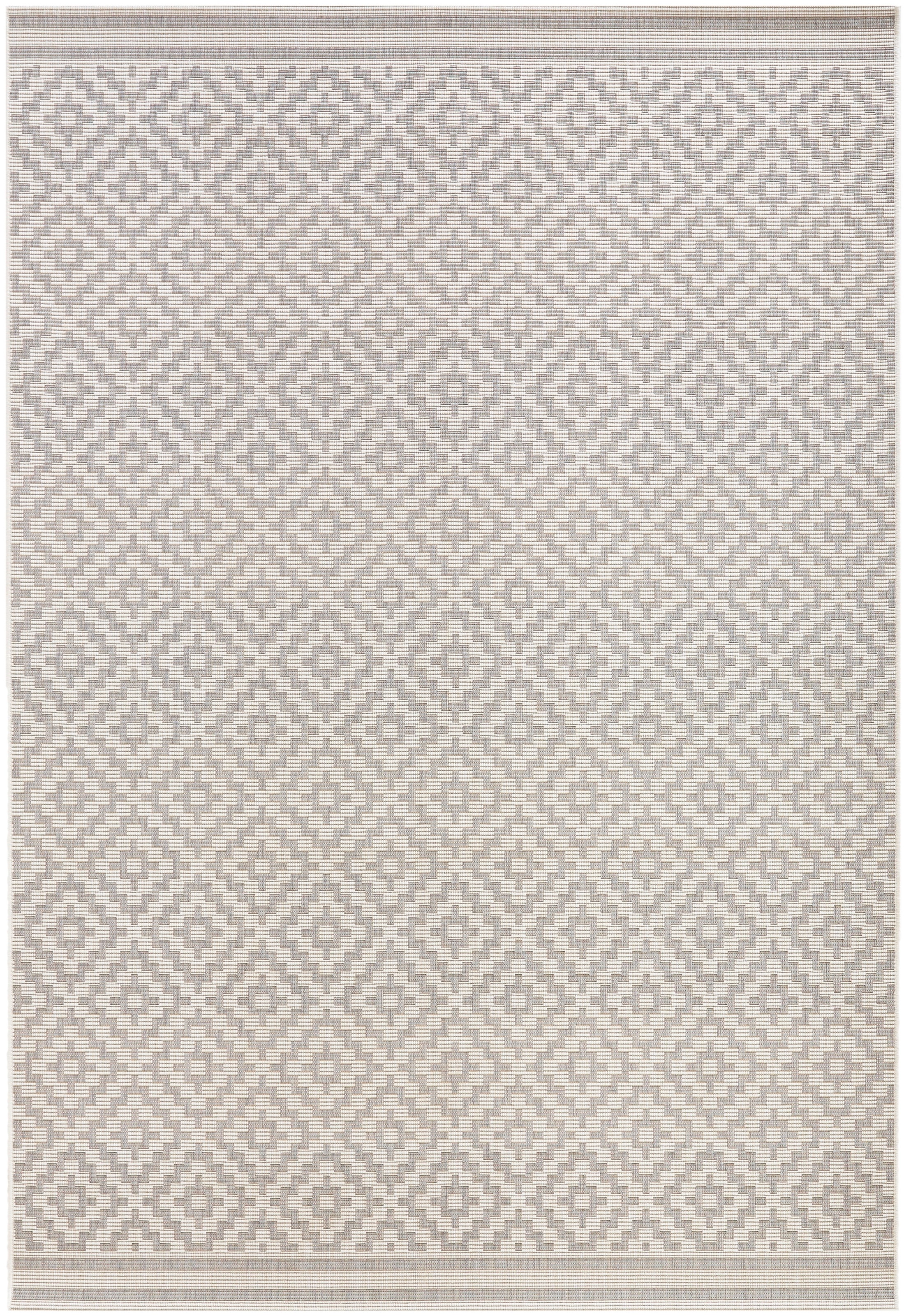 NORTHRUGS Teppich »Raute«, rechteckig, 8 mm Höhe, In-& Outdoor, Wetterfest, Balkon, Läufer, Wohnzimmer, Terrasse, Raute