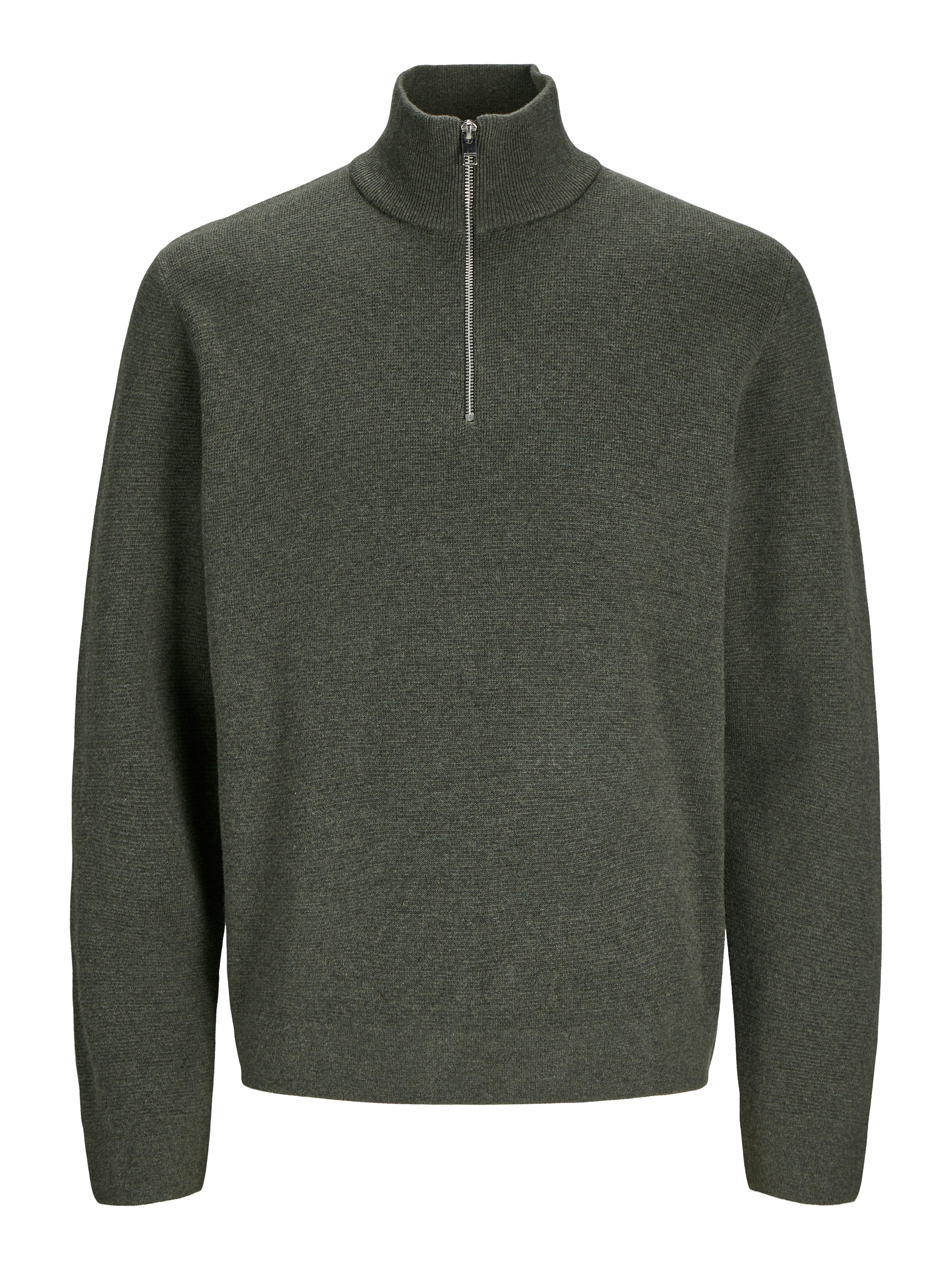 Jack & Jones Troyer »JPRBLAMILANO STITCH KNIT HALF ZIP SN«, mit kurzem Reissverschluss