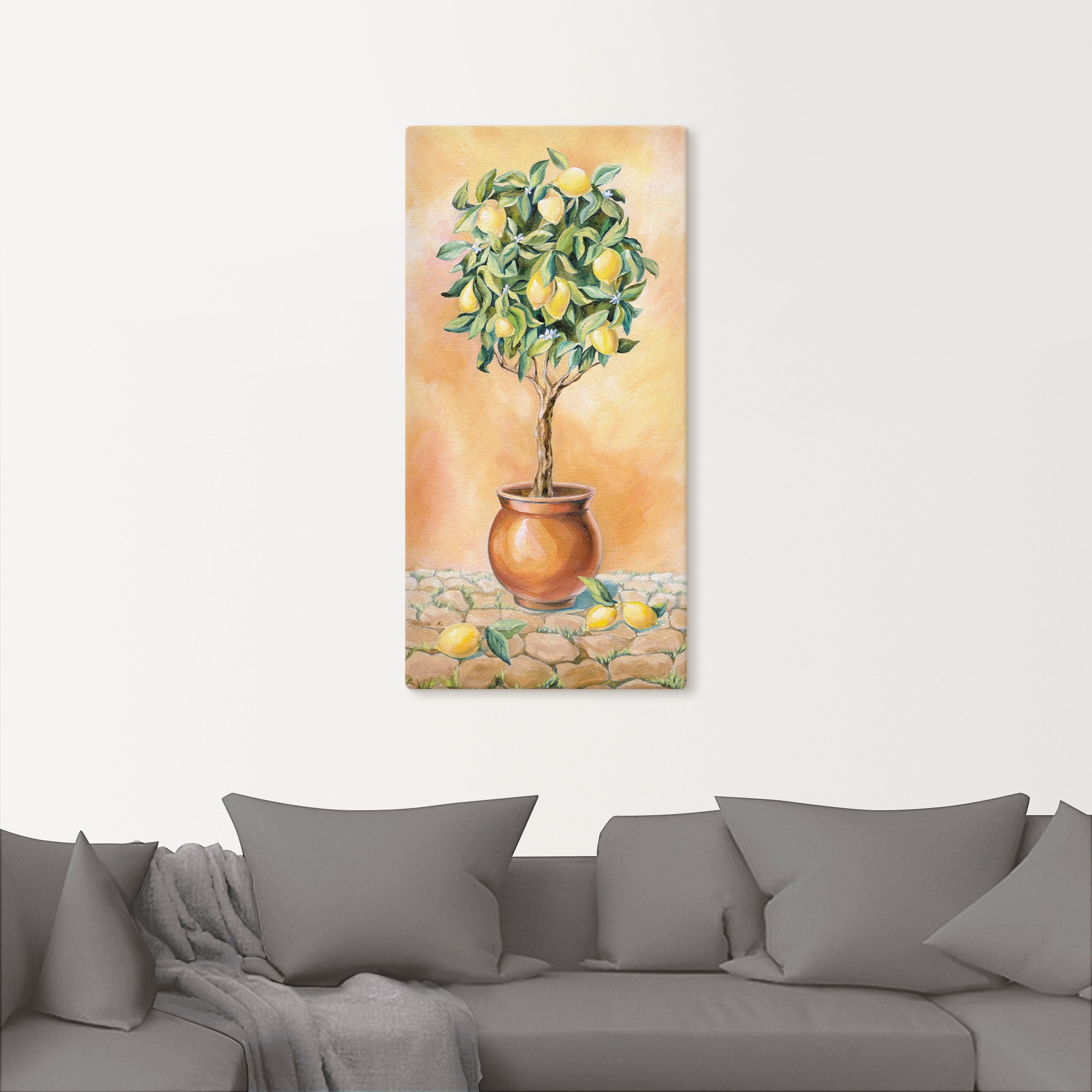 Artland Wandbild »Zitronenbaum I«, Pflanzen, (1 St.), als Alubild, Outdoorbild, Leinwandbild in verschied. Grössen