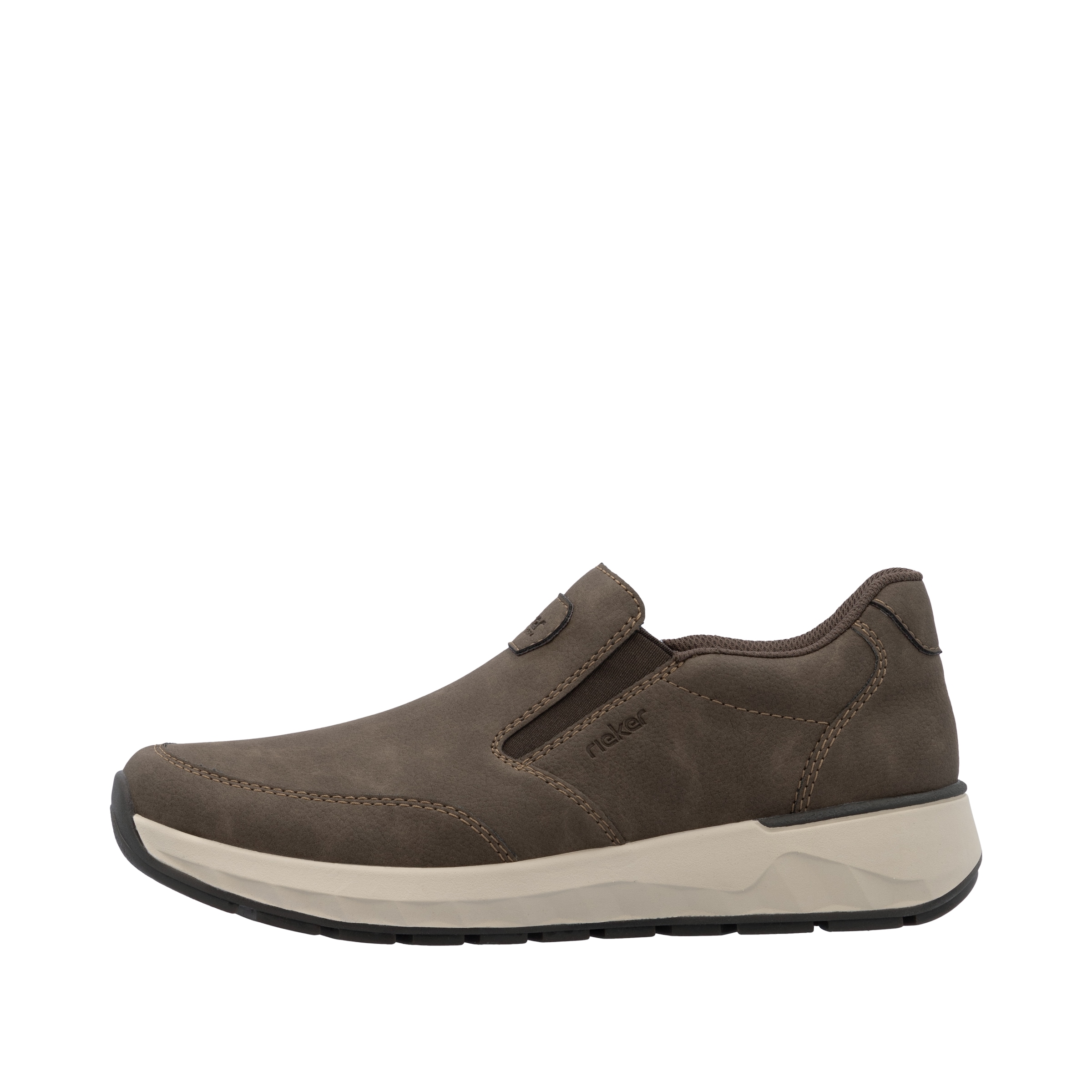 Rieker Slipper  Schlupfschuh, Halbschuh, Slip-on Sneaker mit Ziernähte