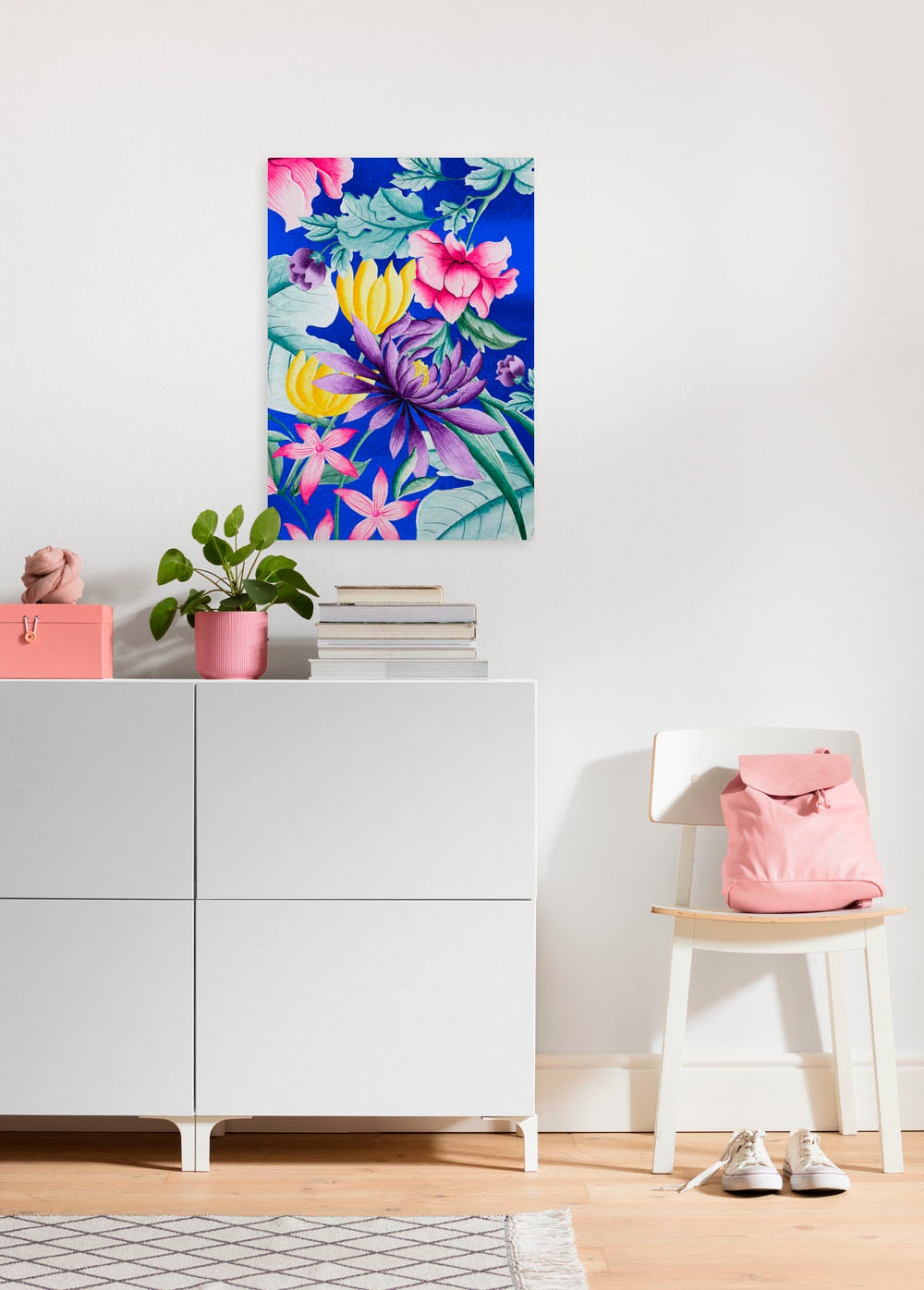 Image of Komar Leinwandbild "Flower Kiss - Grösse 40 x 60 cm" Natur 1 Stk. tlg. Keilrahmenbild mi Echtholzrahmen