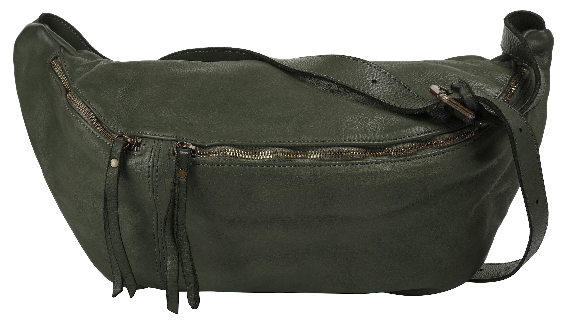 Image of forty Umhängetasche echt Leder, Made in Italy