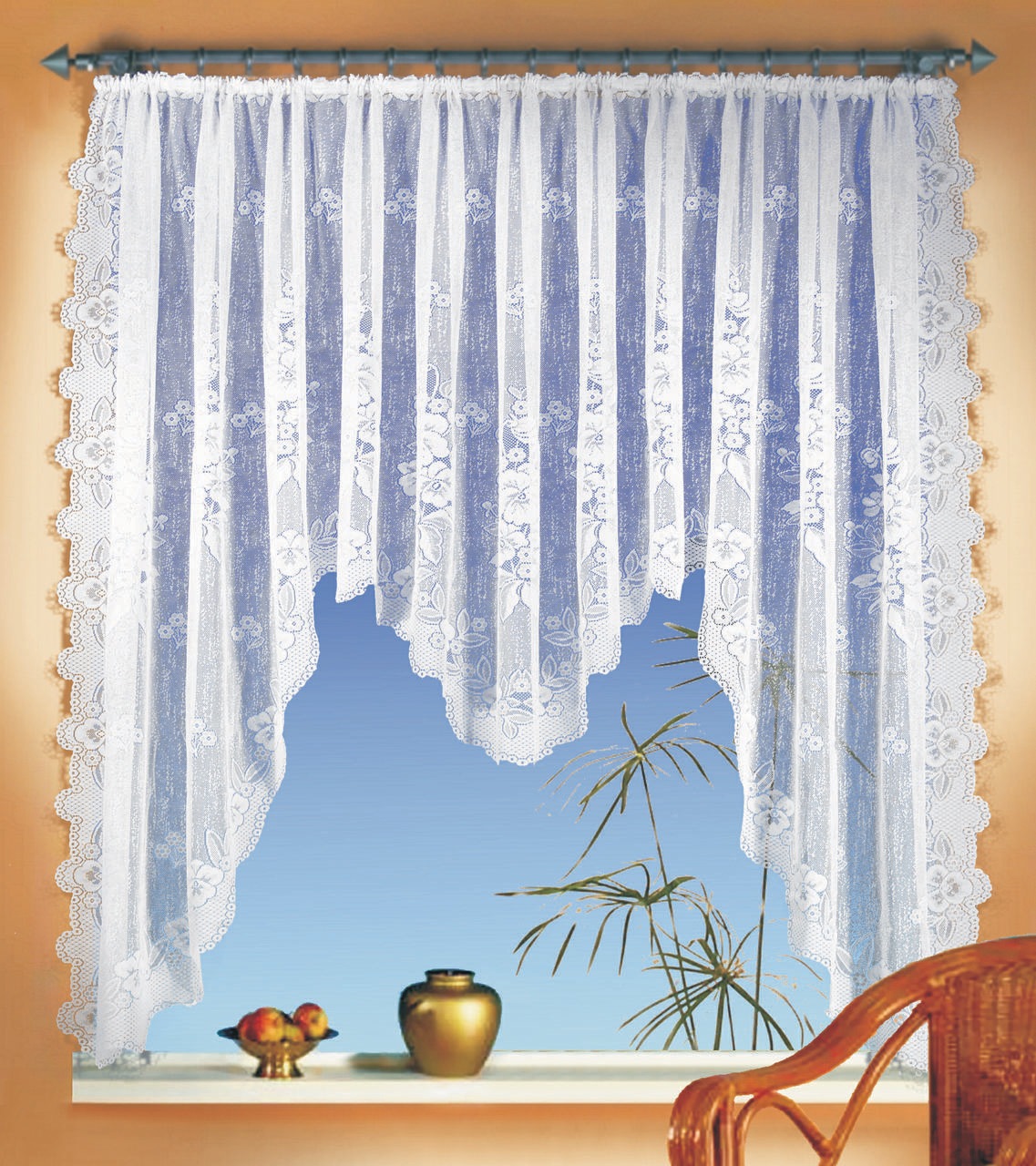 Image of WILLKOMMEN ZUHAUSE by ALBANI GROUP Bogenstore »Bogenstore«, (1 St.), mit Kräuselband bei Ackermann Versand Schweiz