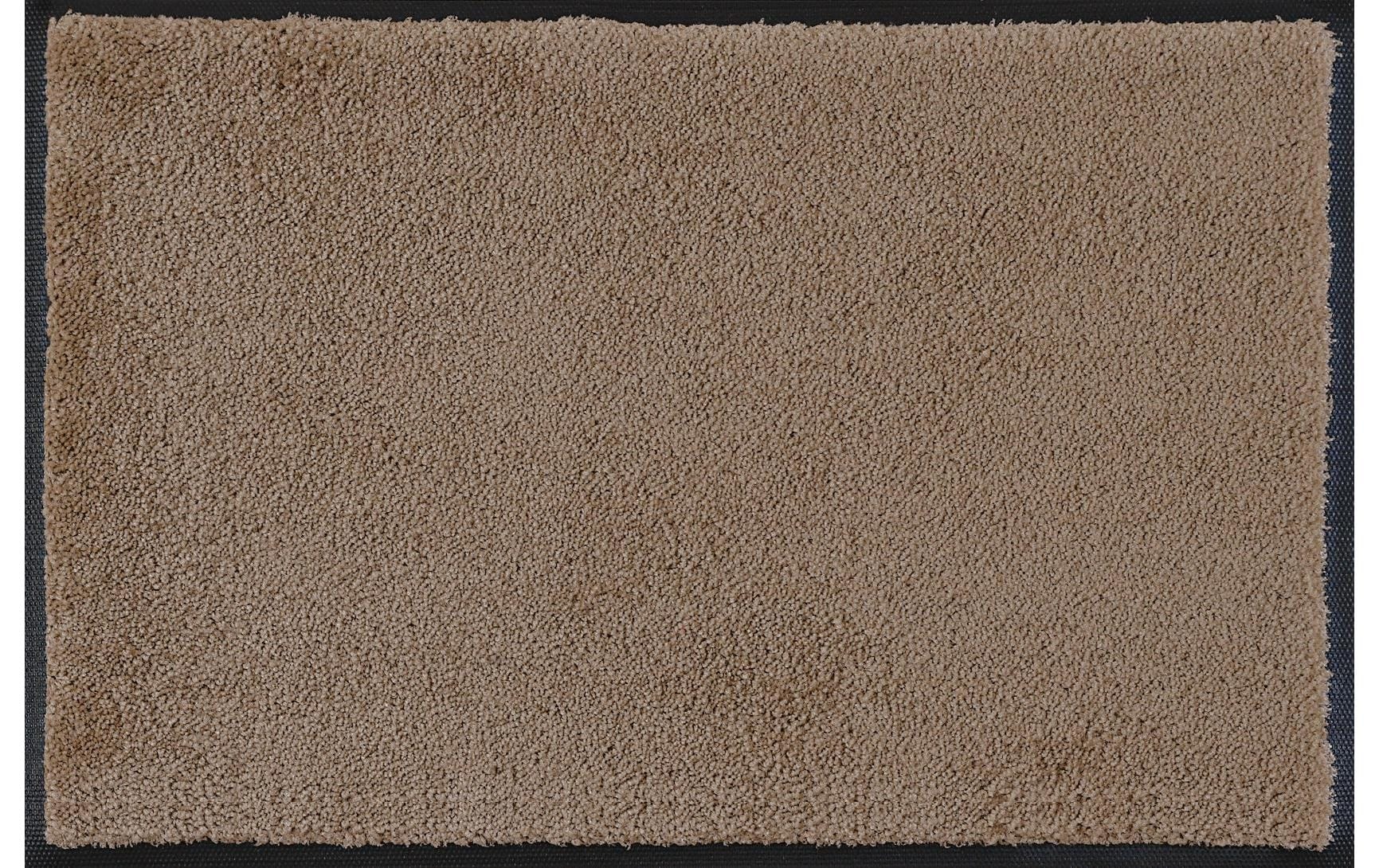 Image of wash+dry by Kleen-Tex Fussmatte "Beige, 75 x 120" quadratisch