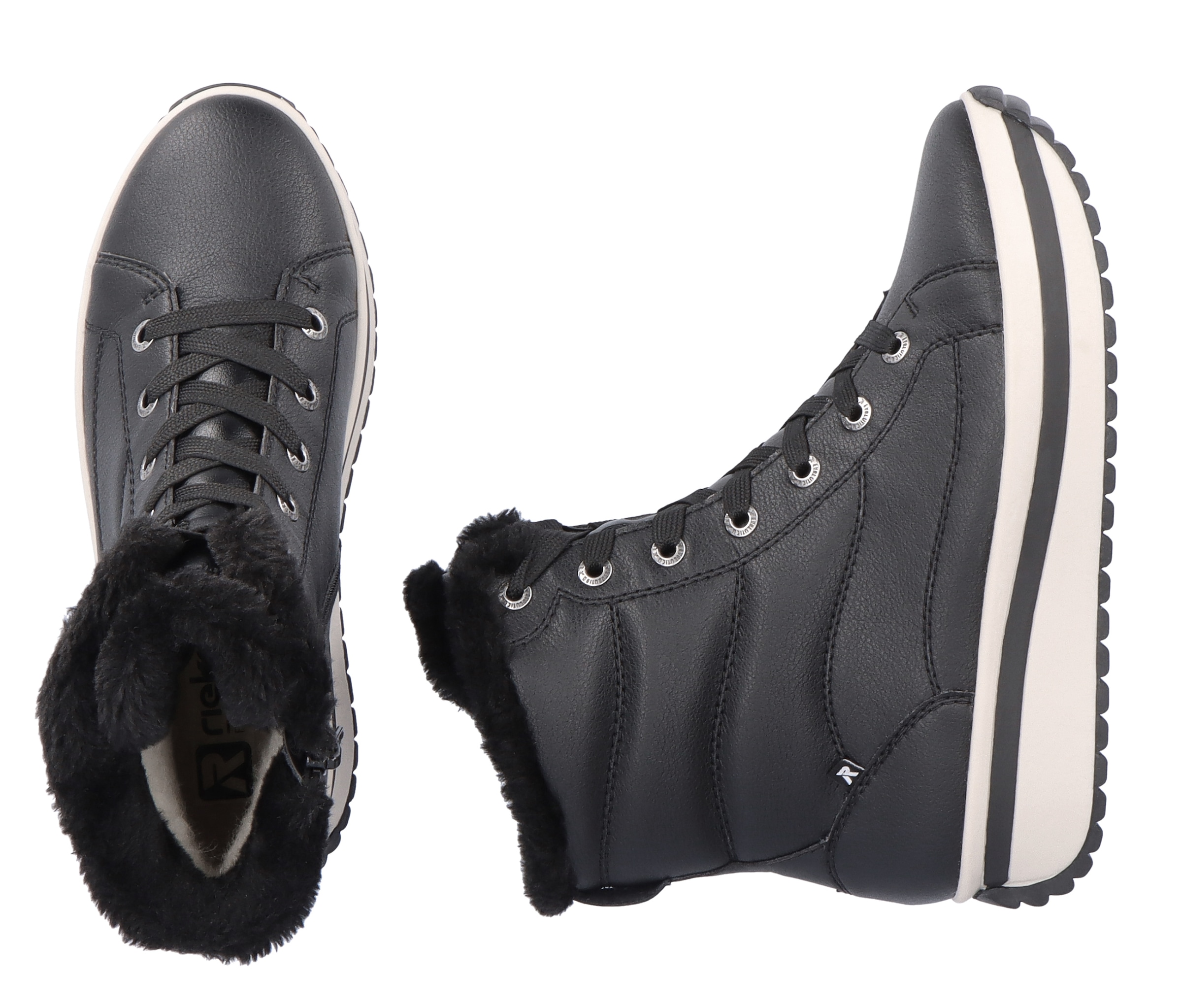 Rieker EVOLUTION Winterboots, Schnürboots, Stiefelette mit praktischem Innenreissverschluss