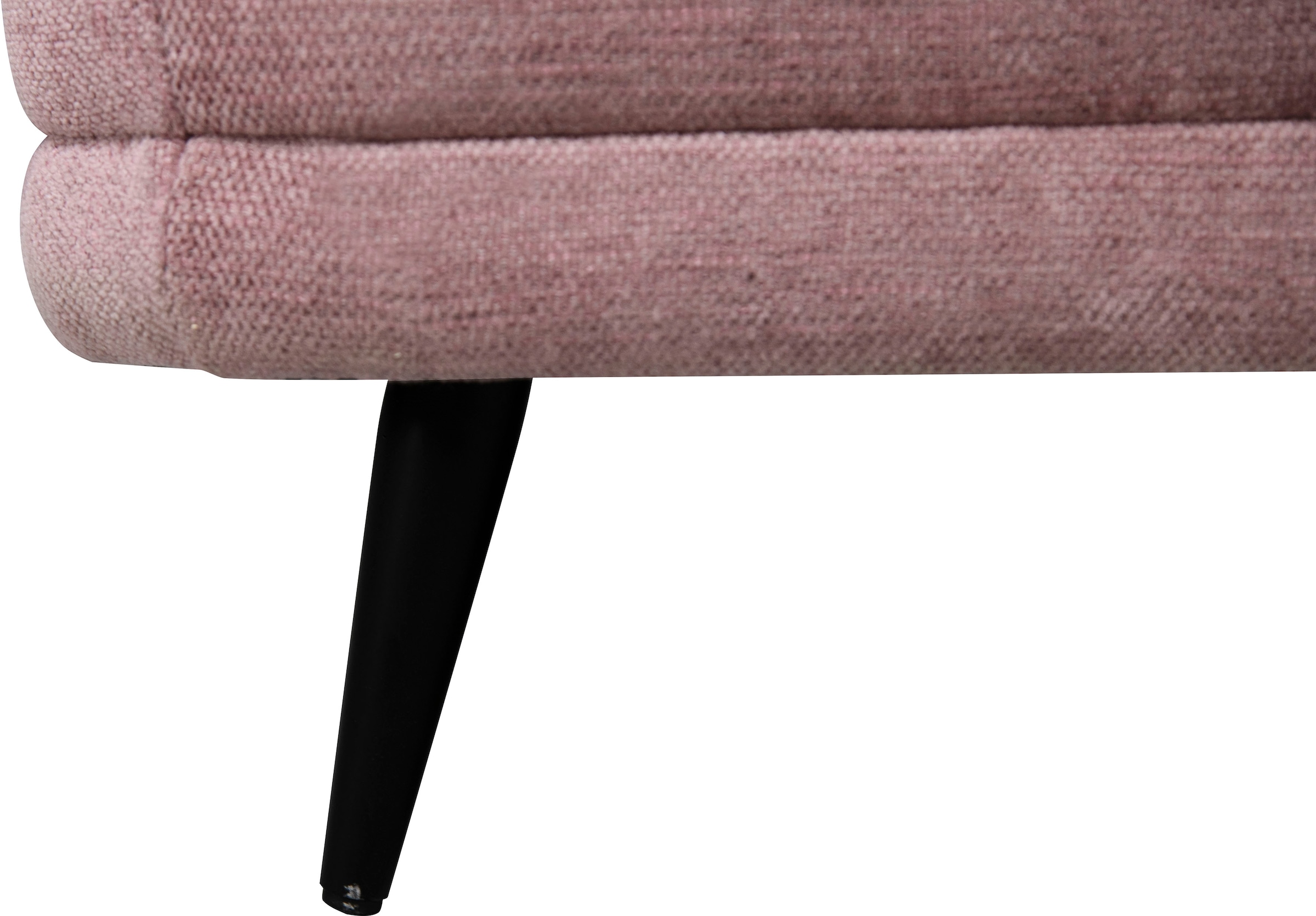 Home affaire Polsterhocker »Ashly« in 3 Bezugsvarianten, Bouclé, Samtoptik und Struktur weich.