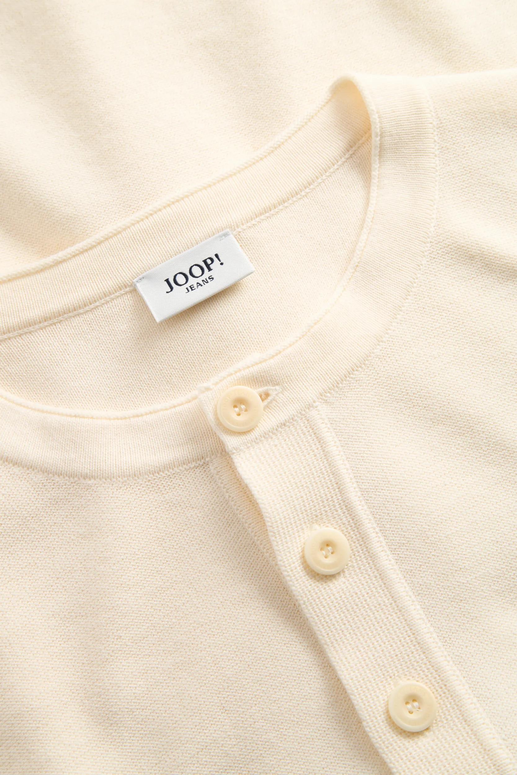 Joop Jeans Rundhalspullover »Peko« mit Henleyausschnitt, normale Passform