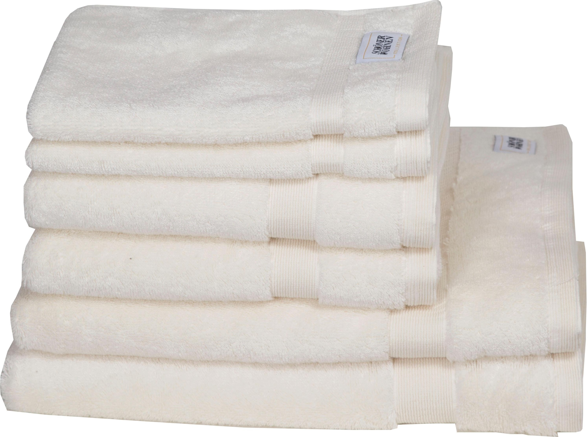 Image of SCHÖNER WOHNEN-Kollektion Handtuch Set "Cuddly" schnell trocknende Airtouch-Qualität
