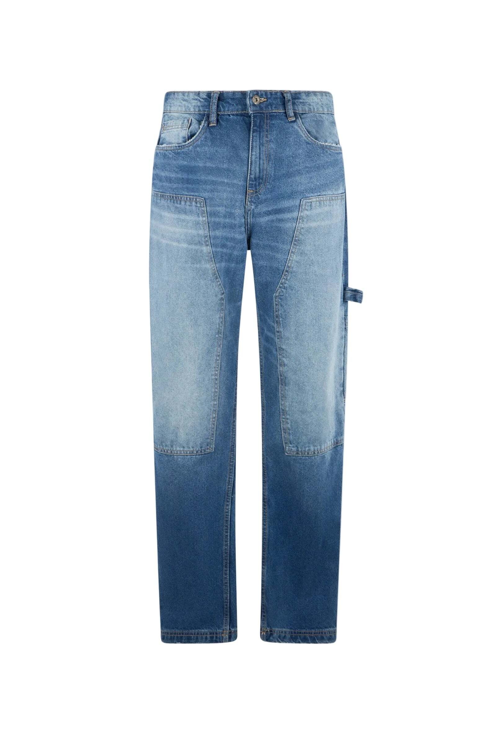Image of BOXEUR DES RUES Loose-fit-Jeans "BOXEUR DES RUES Jeans Double Knee Carpenter"