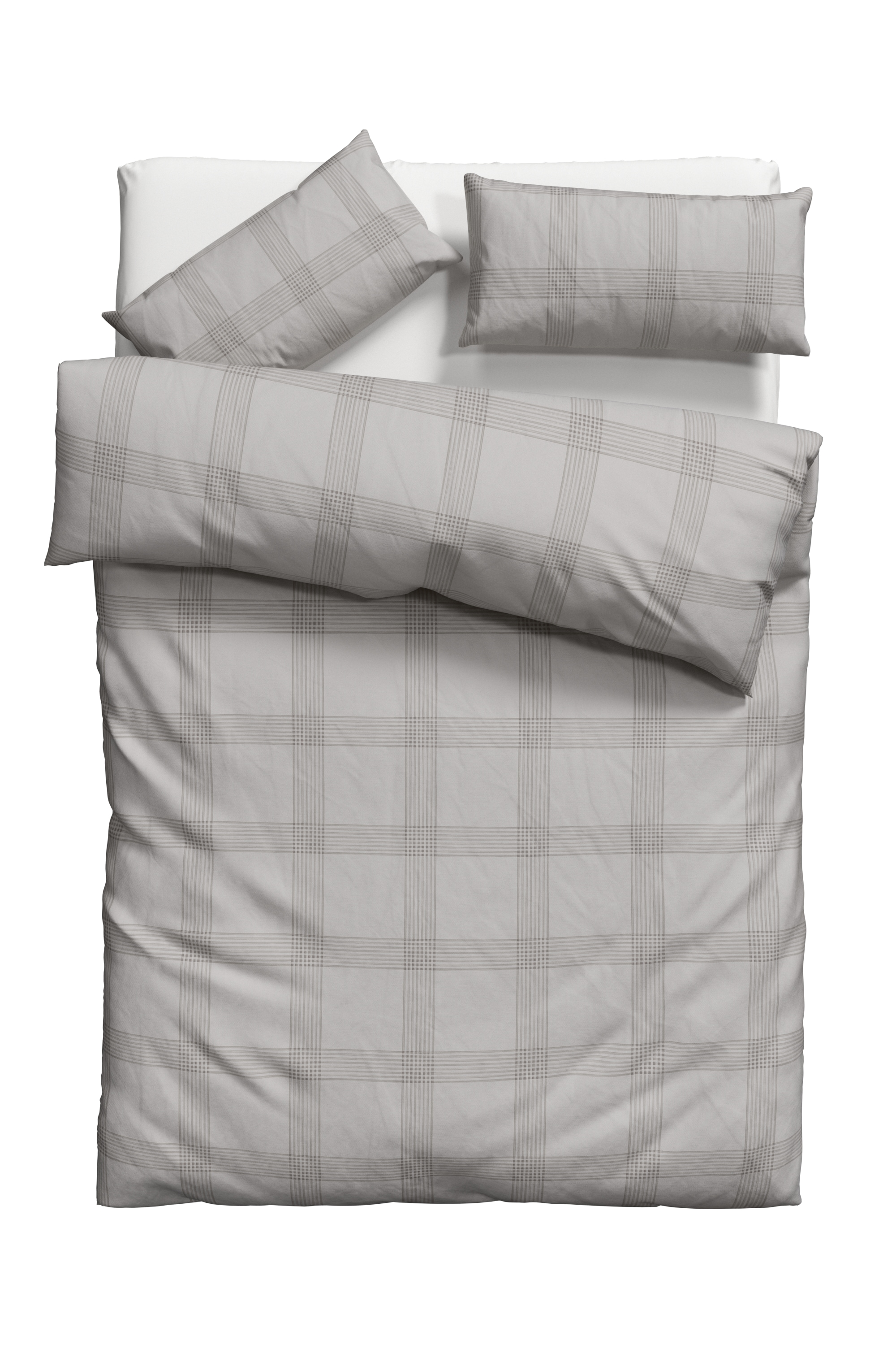 GOODproduct Bettwäsche »Check in Gr. 135x200, 155x220 oder 200x200 cm«, (2 tlg.), Bettwäsche aus Bio-Baumwolle, nachhaltige Bettwäsche im Karo-Design