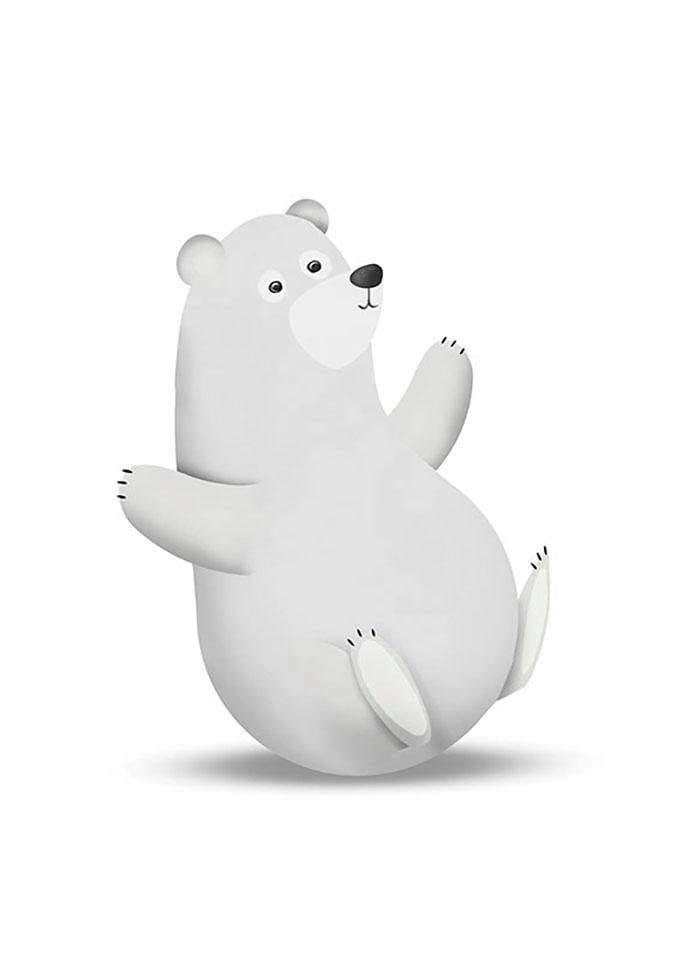 Komar Poster »Cute Animal Polar Bear«, Tiere, (1 St.), Kinderzimmer,  Schlafzimmer, Wohnzimmer | Poster