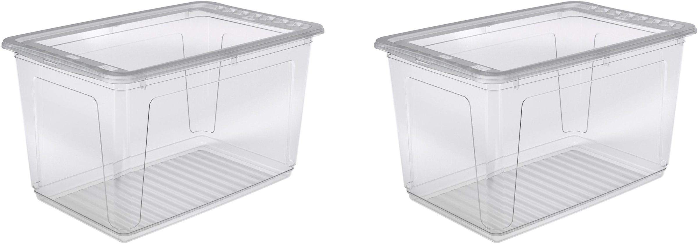 Aufbewahrungsbox »bea«, (Set, 2 St.), 3 x 52 L, mit Air Control-System