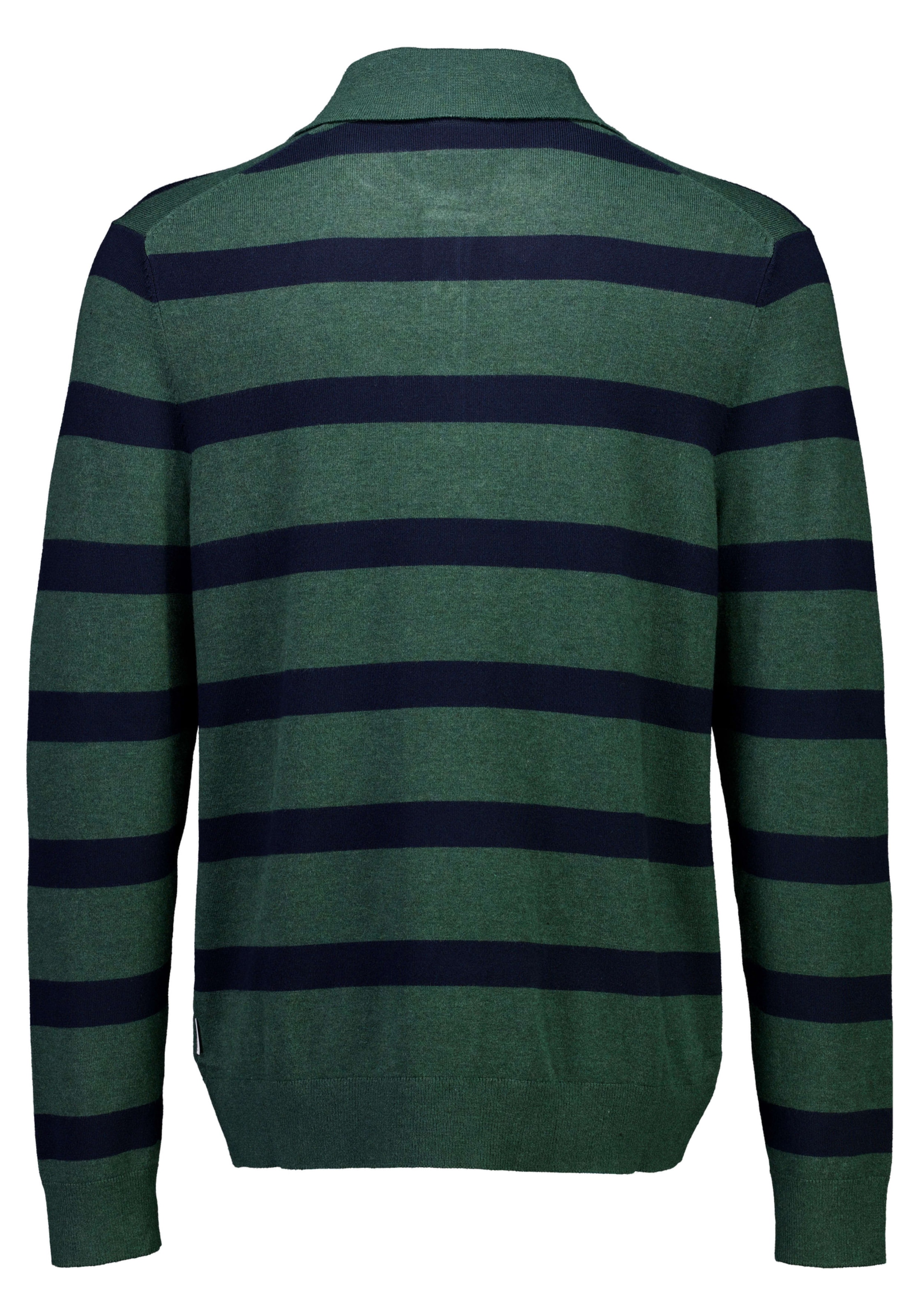 LINDBERGH Pull à col polo à rayures / viscose