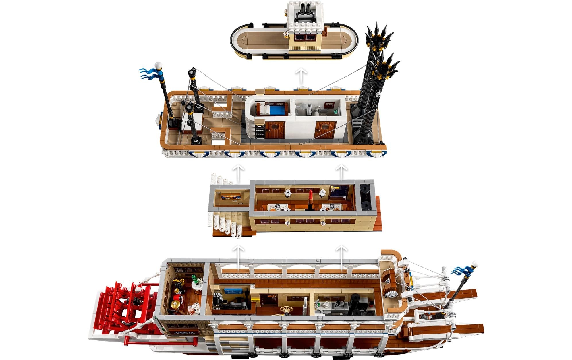 LEGO® Pions de construction »Ideas Flussraddampfer 21356«