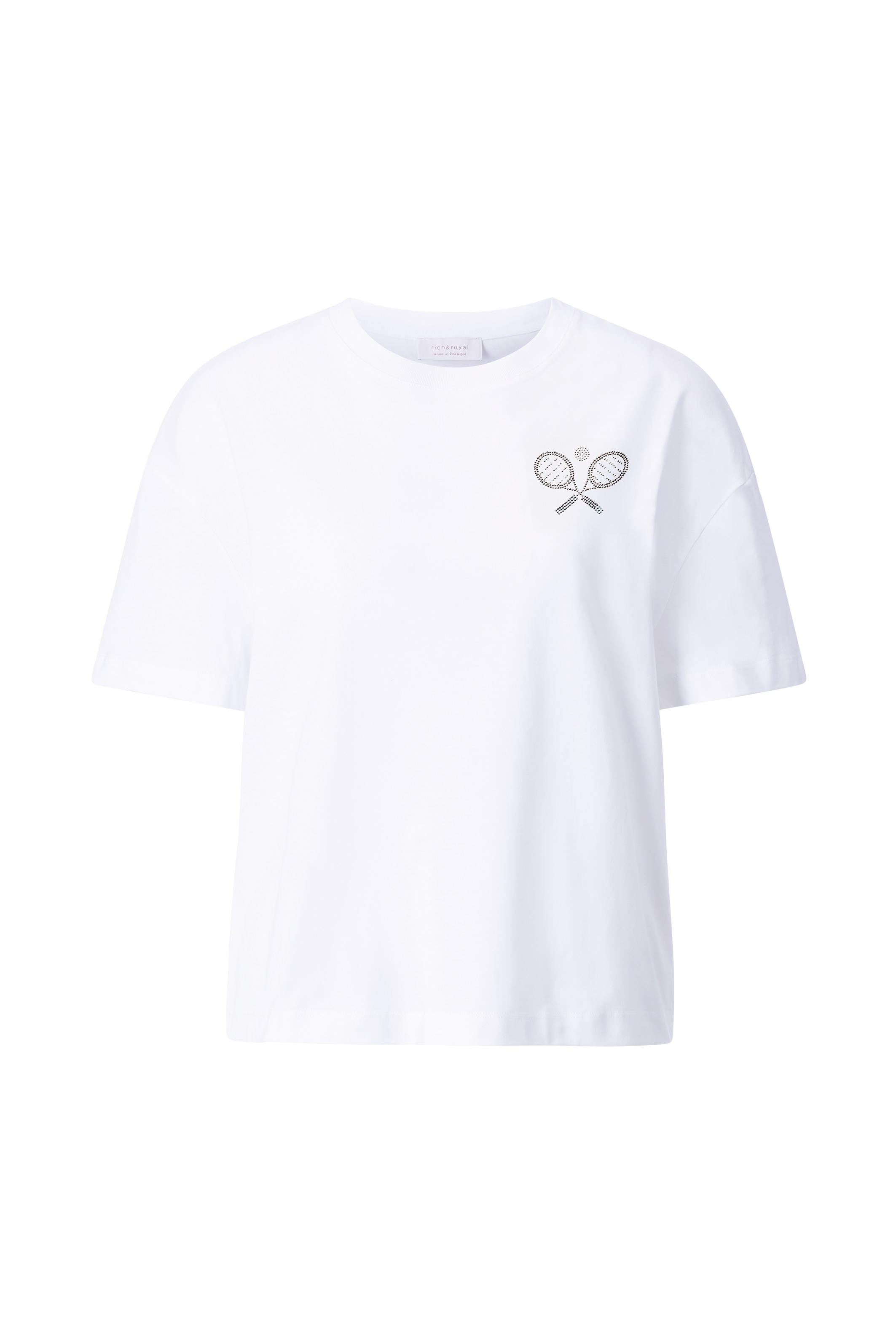 RICHROYAL T-Shirt, mit Strassdetalis