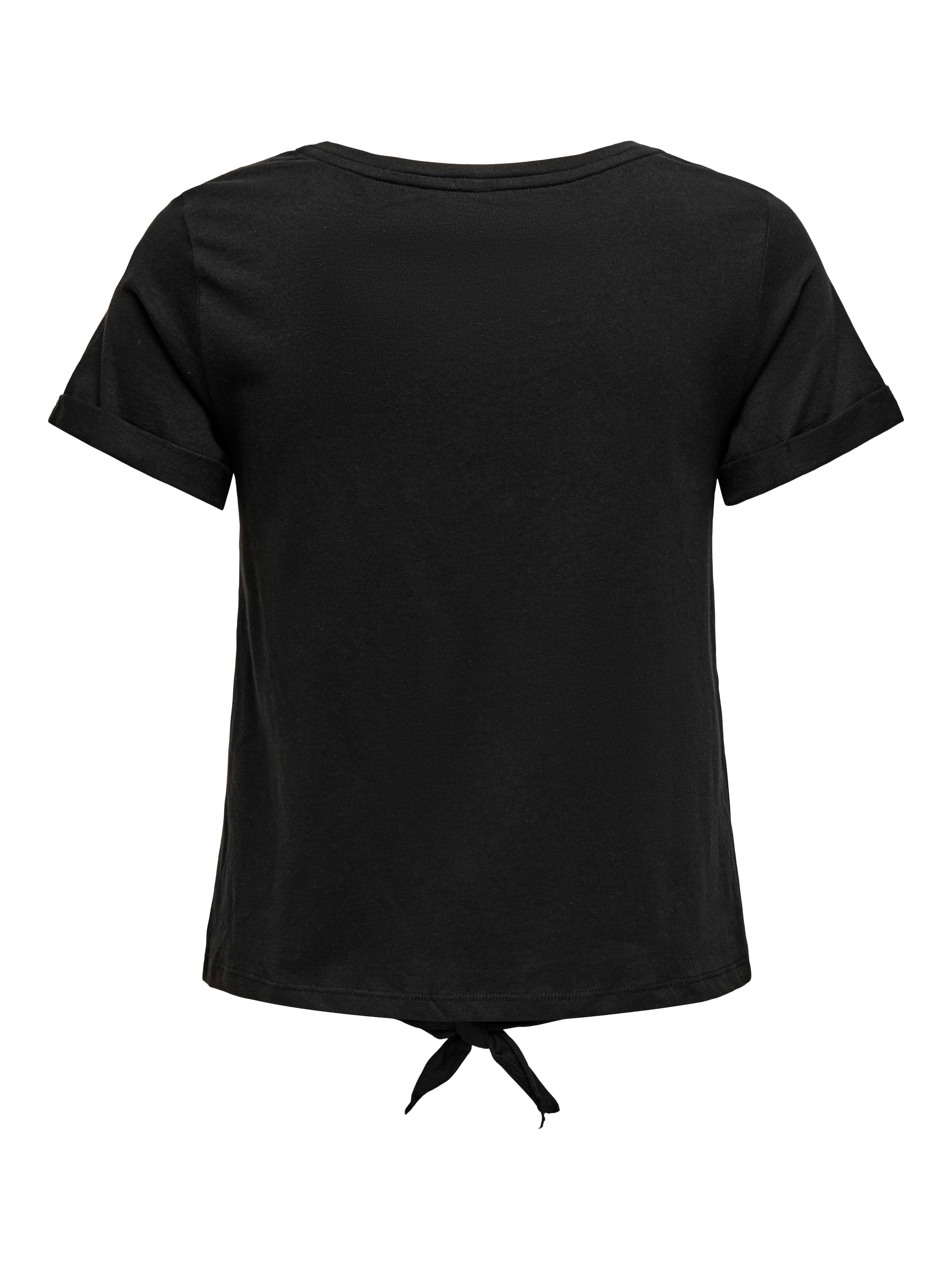 ONLY Kurzarmshirt »ONLDORA S/S KNOT FOLD-UP TOP JRS«