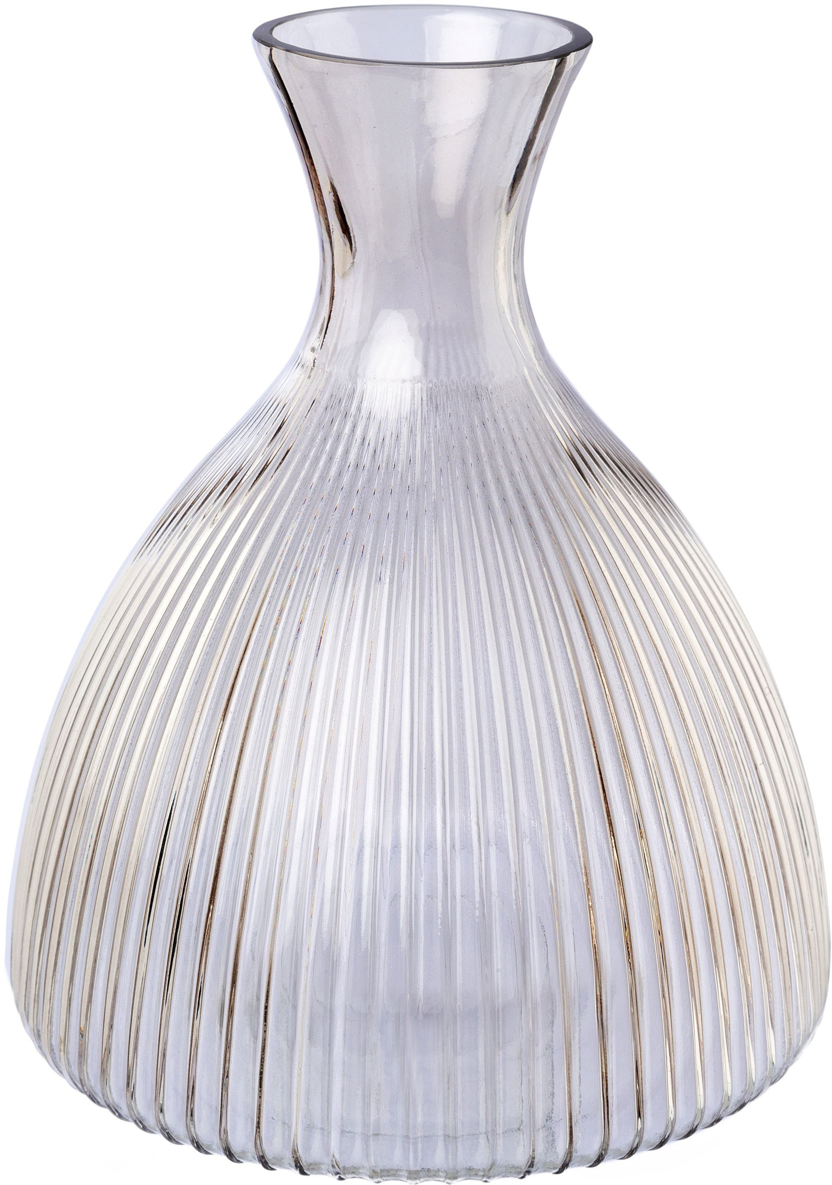 Image of Creativ deco Dekovase geschliffenes Glas, Höhe 20 cm