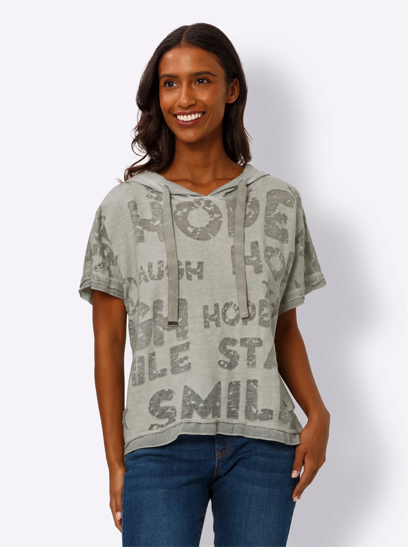 heine T-shirt à manches courtes »Kapuzen-Shirt« 1 cuis