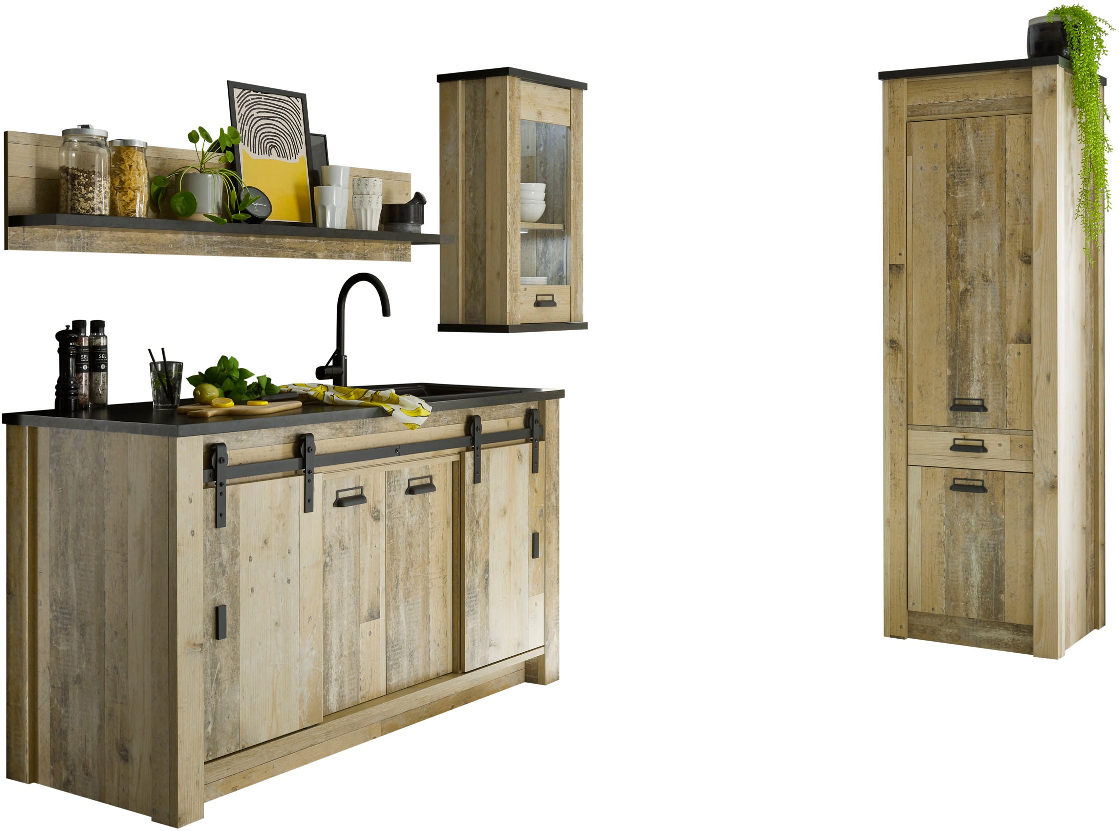 Image of Home affaire Küche "Sherwood" Breite 240 cm, ohne E-Geräte