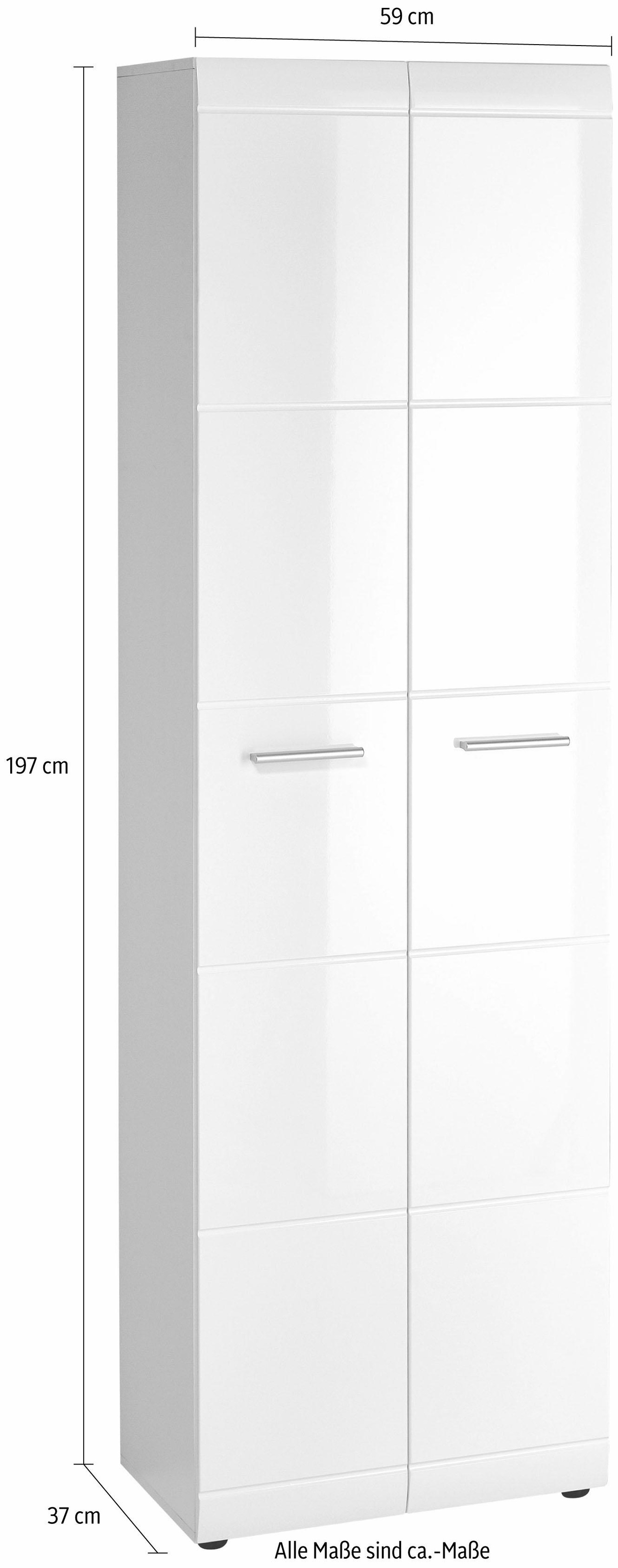 GERMANIA Garderobenschrank »GW-Adana Garderobenschrank«, mit ausziehbarer Kleiderstange